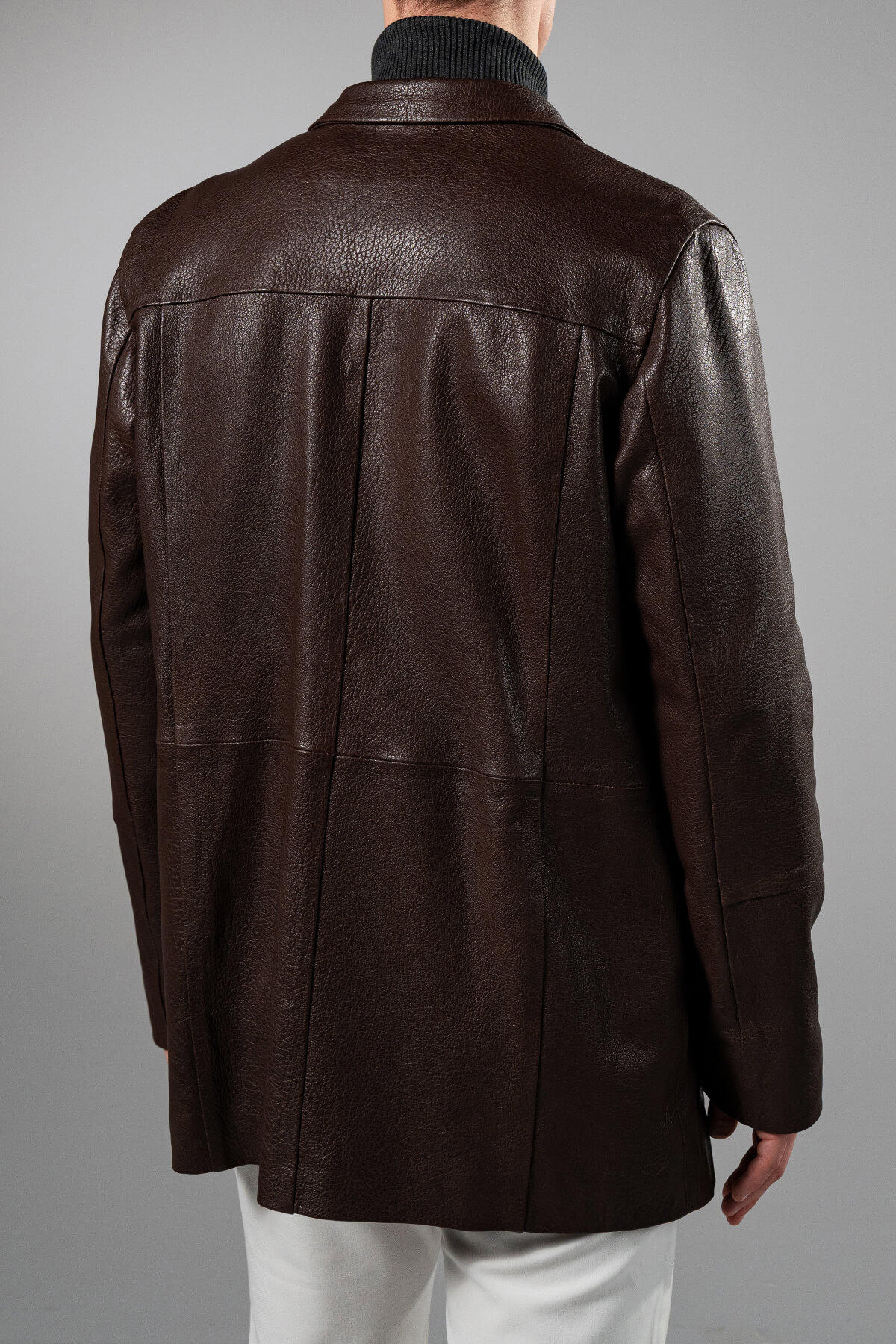 Tamer Tanca  Erkek Hakiki Deri Viski Jumbo Mont - Görsel 3