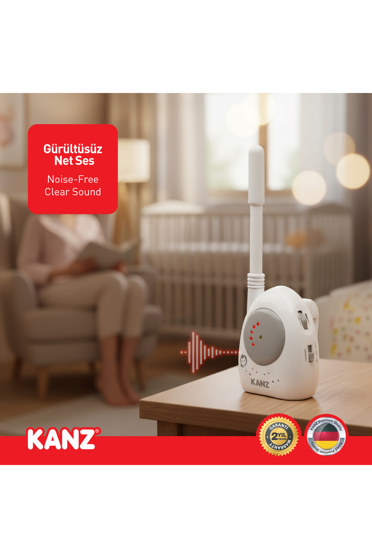 Kanz Led Işıklı Bebek Telsizi fotoğrafı 4 (önizleme)