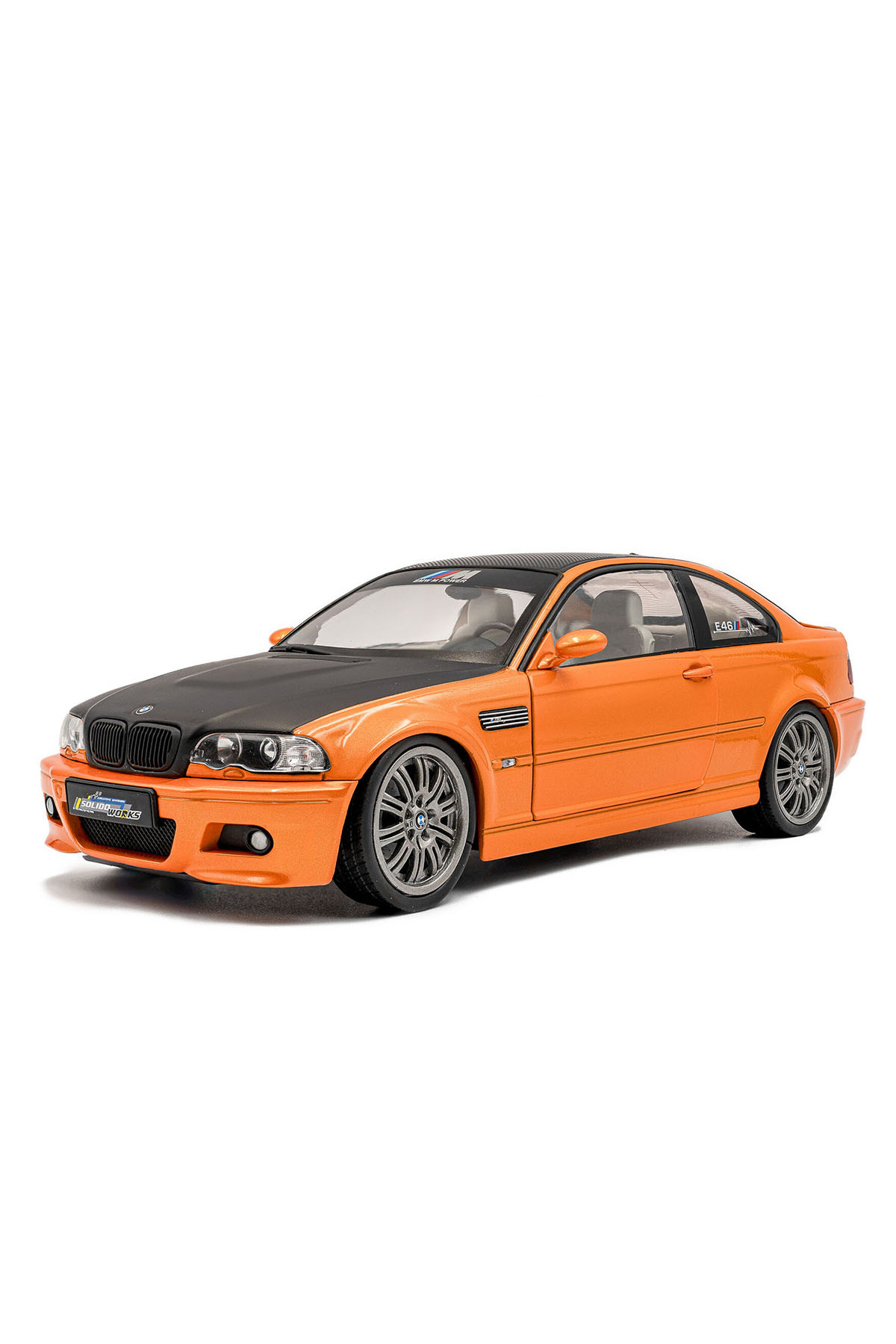 Solido 1:18 Ölçek 2000 BMW E46 M3 Coupe Diecast Metal Minyatür
