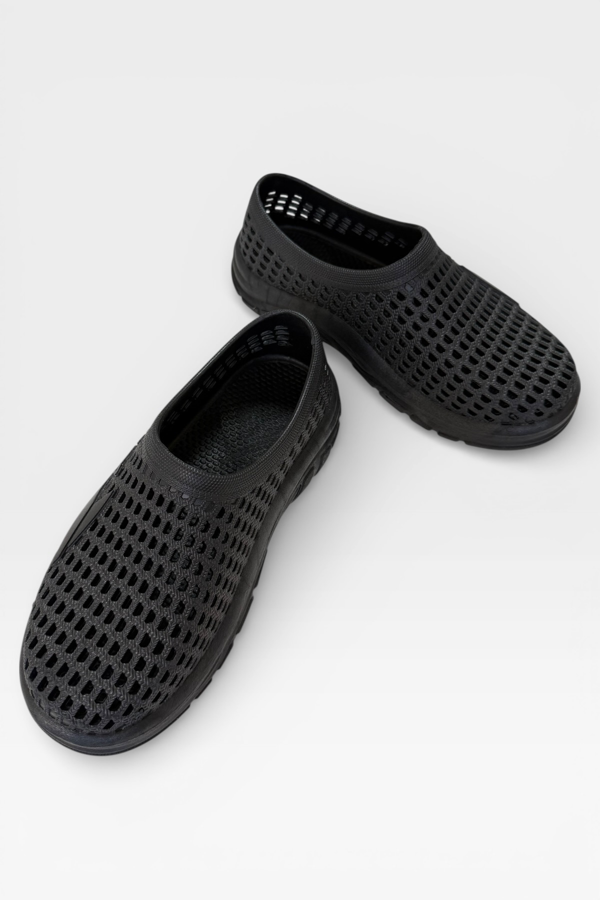 Liger Unisex Yazlık Çok Amaçlı Havuz Plaj Bahçe Anatomik Yumuşak Taban Günlük Ayakkabı SİYAH görsel 5