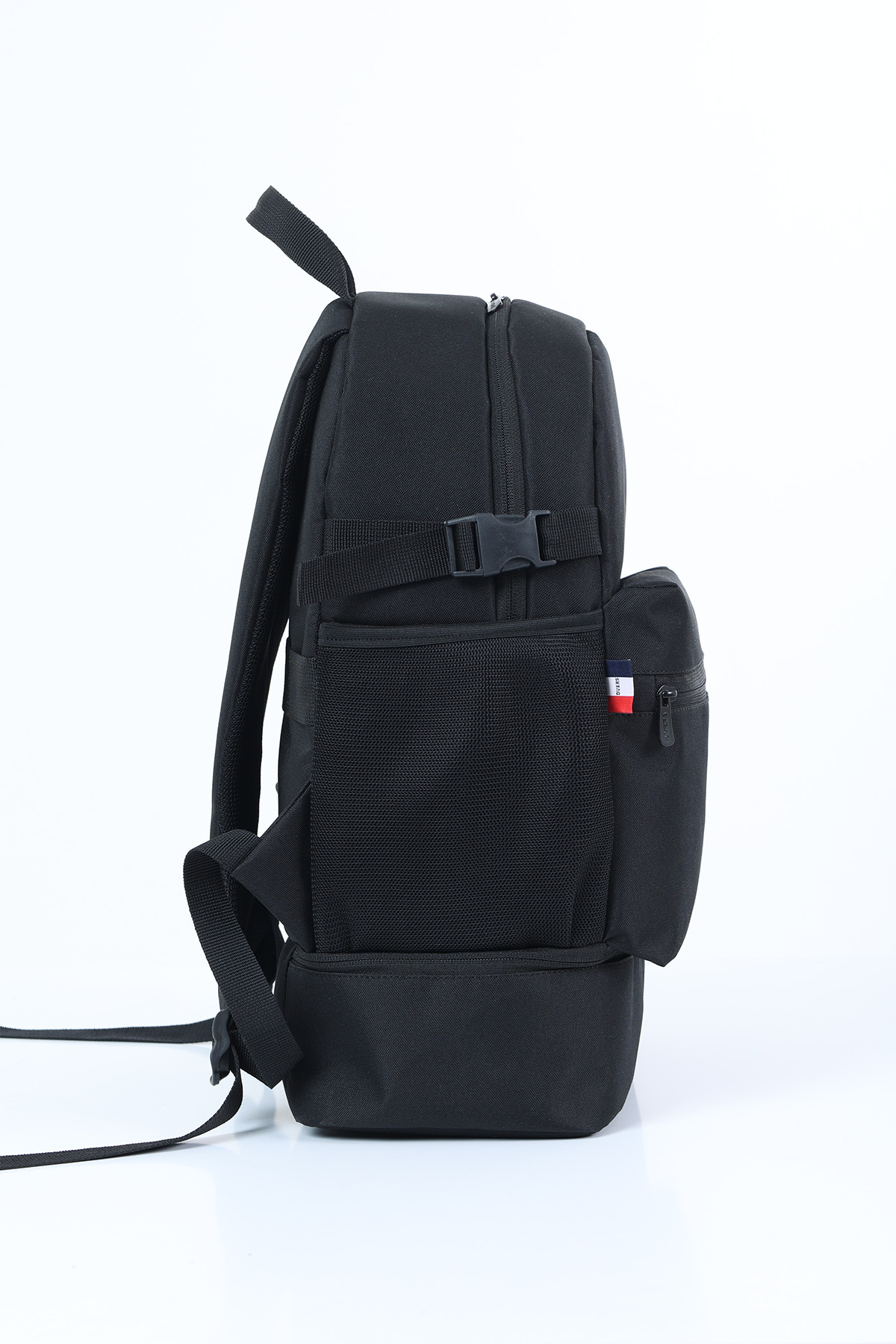 D'VERS  Siyah Ayakkabı Bölmeli Su İtici Kumaş Özellikli Laptop Bölmeli Günlük Spor Sırt Çantası - Görsel 3