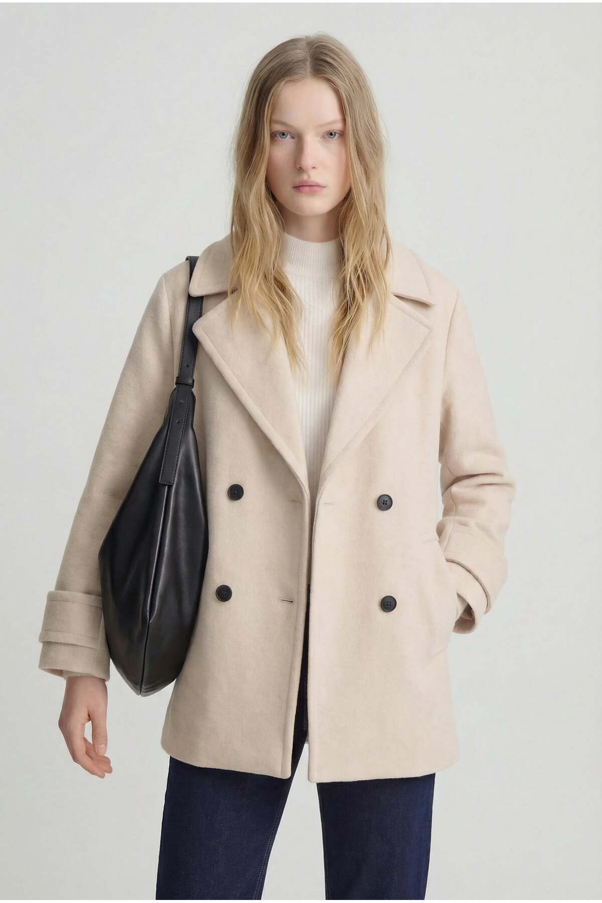 PAULMARK  Kadın Kısa Kaban