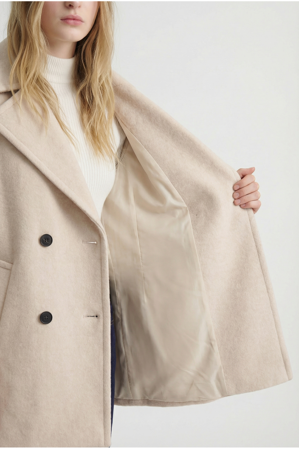 PAULMARK  Kadın Kısa Kaban - Görsel 5