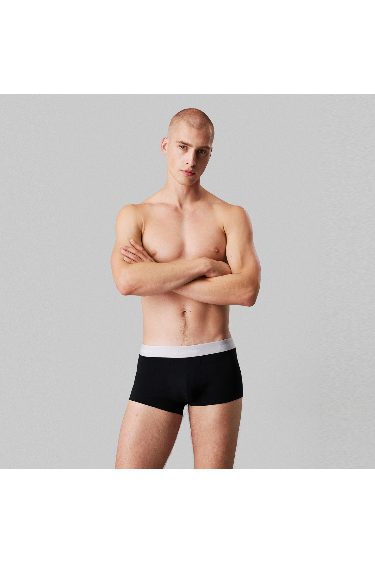 کلوین کلاین شورت بوکسور مشکی مردانه مدل Low Rise Trunk 3-Pack