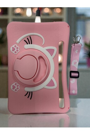 PleasureOfSilk Galaxy Tab S9 FE SM-X510 10,9 inç Uyumlu Kılıf Kuromi Standlı ...