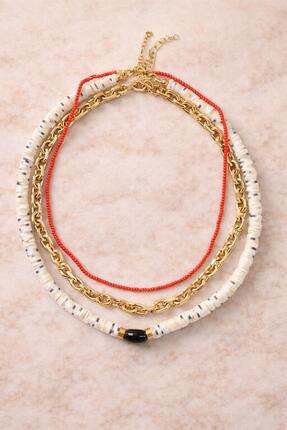 Hi Sisters Riviera Layered Set Kolye - Çelik Kolye Set