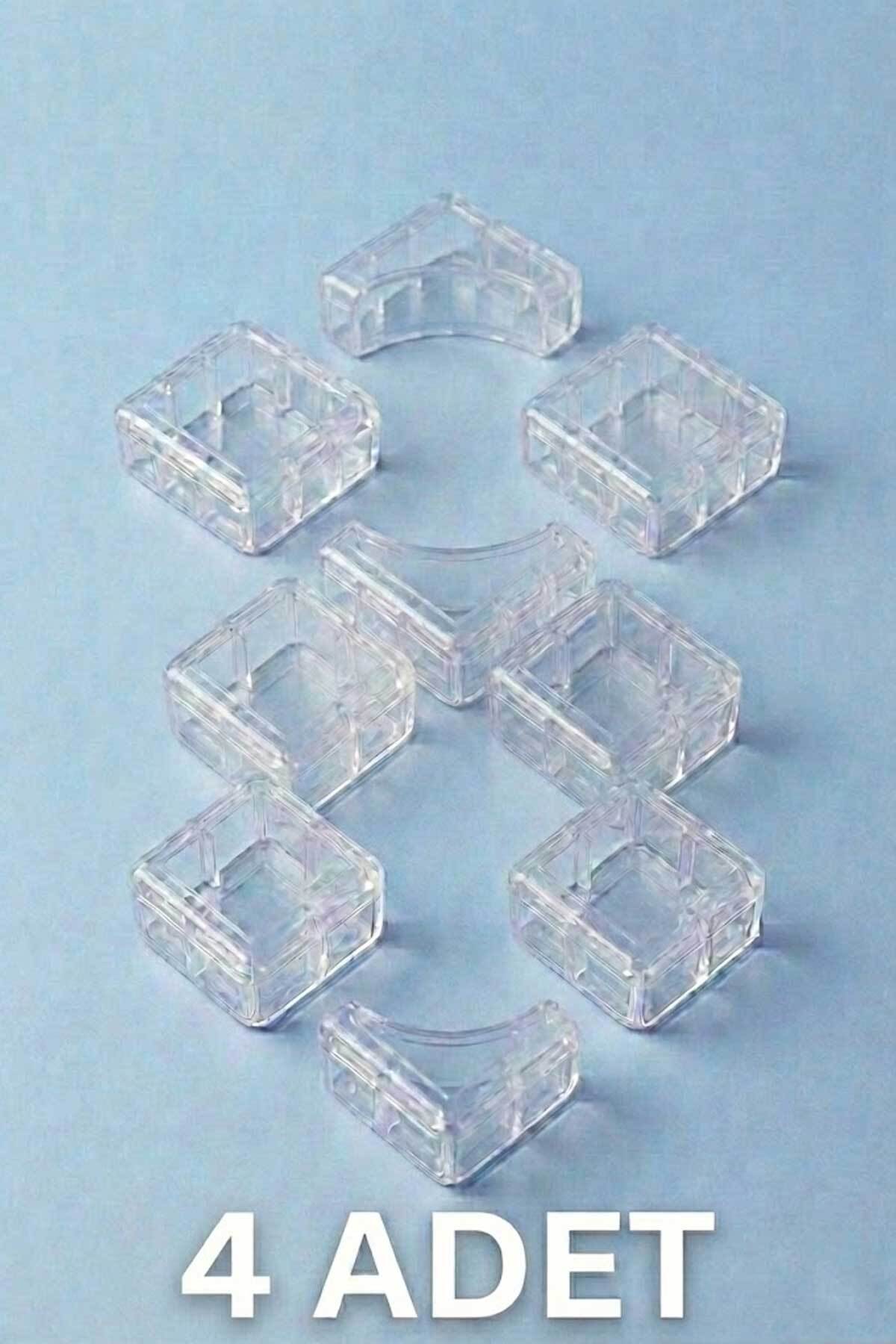 RevuBaby 4 Adet Silikon Bebek Çocuk Masa Kenar Koruyucu Mobilya Köşe Koruyucu Bebek Kafa Çarpma Önleyici fotoğrafı 5 (önizleme)