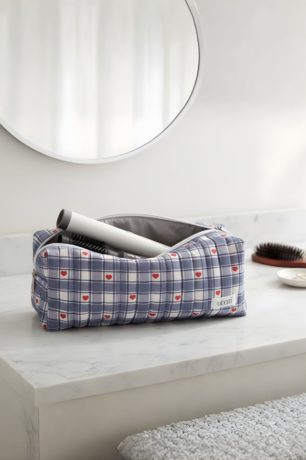 Petty Airwrap Ve Tüm Saç Şekillendiriciler İçin Seyahat Ve Kişisel Bakım Çantası-Büyük Boy — سرمه‌ای Petty-D2 — تصویر 2 از 5