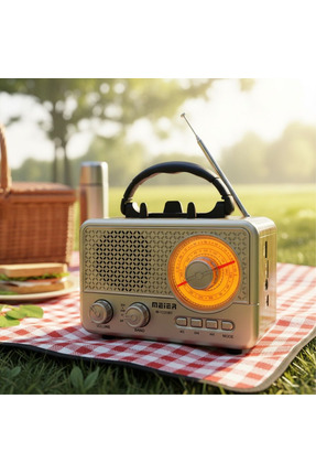 Dexxony Dx-19 Retro Nostaljik Radyo Bluetootlu Mini Kibar Fm Radyo & Kablosuz...