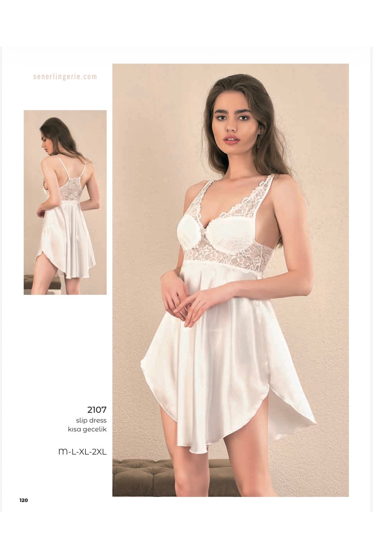 MERSEY Dantel Detaylı Gecelik