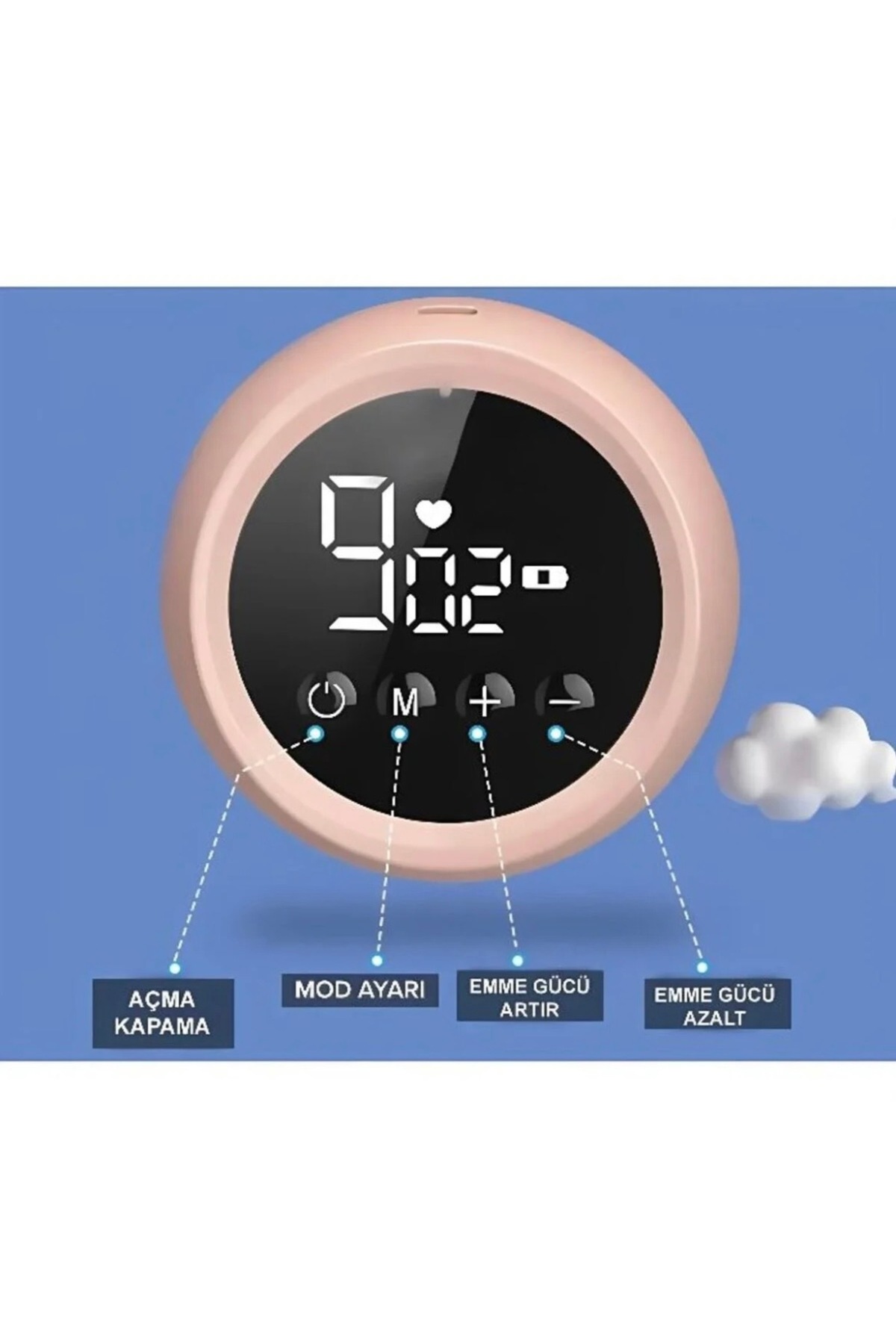 MorOflan Tek Elektrikli Göğüs Pompası I Elektrikli Süt Pompası ISüt Sağma Makinesi I Anne Sütü Sağma Pompası fotoğrafı 5 (önizleme)