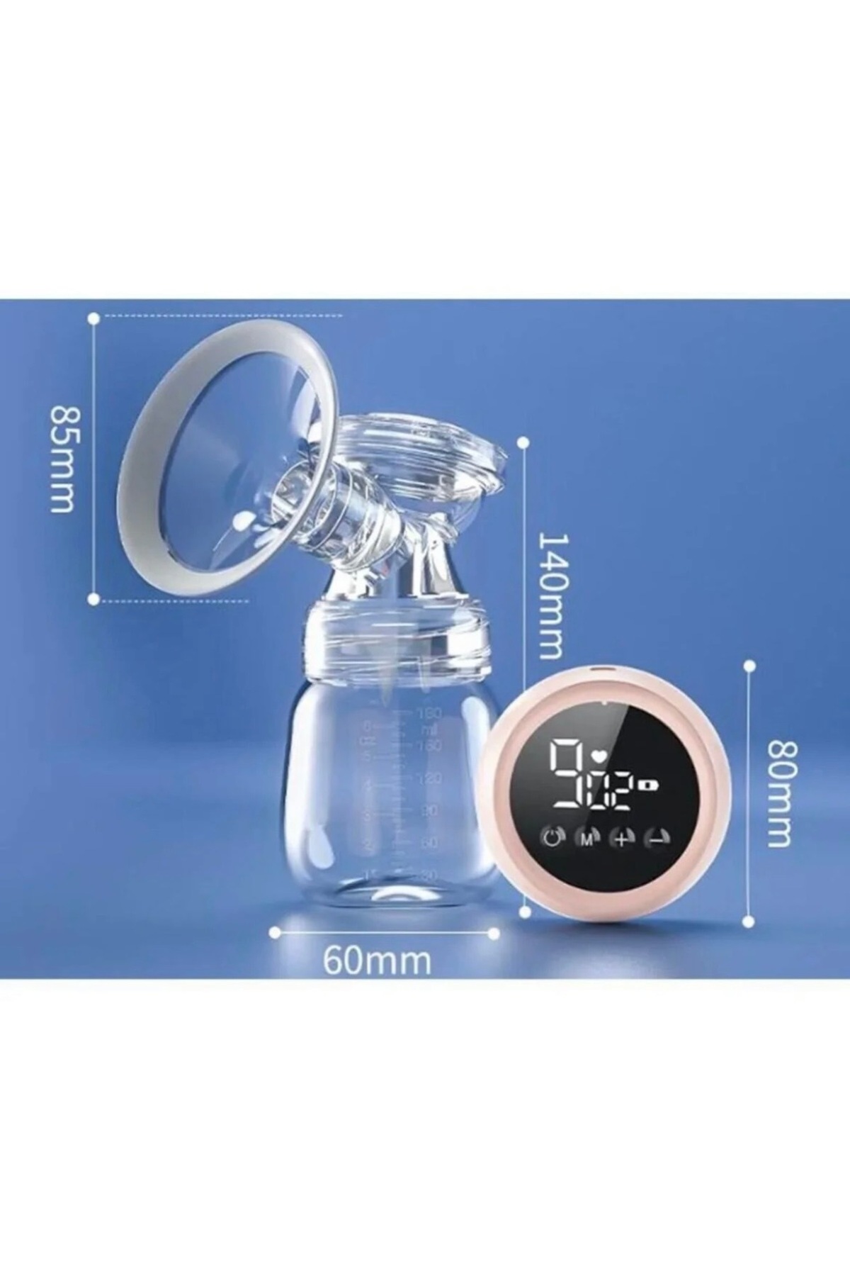 MorOflan Tek Elektrikli Göğüs Pompası I Elektrikli Süt Pompası ISüt Sağma Makinesi I Anne Sütü Sağma Pompası fotoğrafı 4 (önizleme)