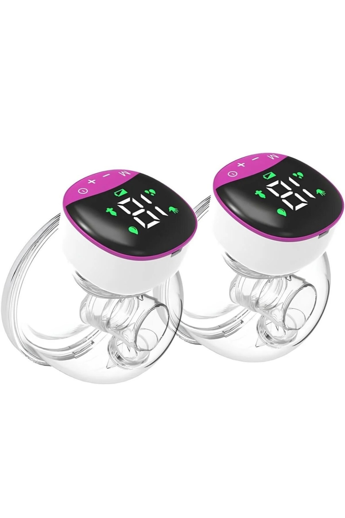 MorOflan 2 Adet Elektrikli Giyilebilir Süt Pompası I Kablosuz Süt Pompası I Taşınabilir Süt Pompası fotoğrafı 2 (önizleme)