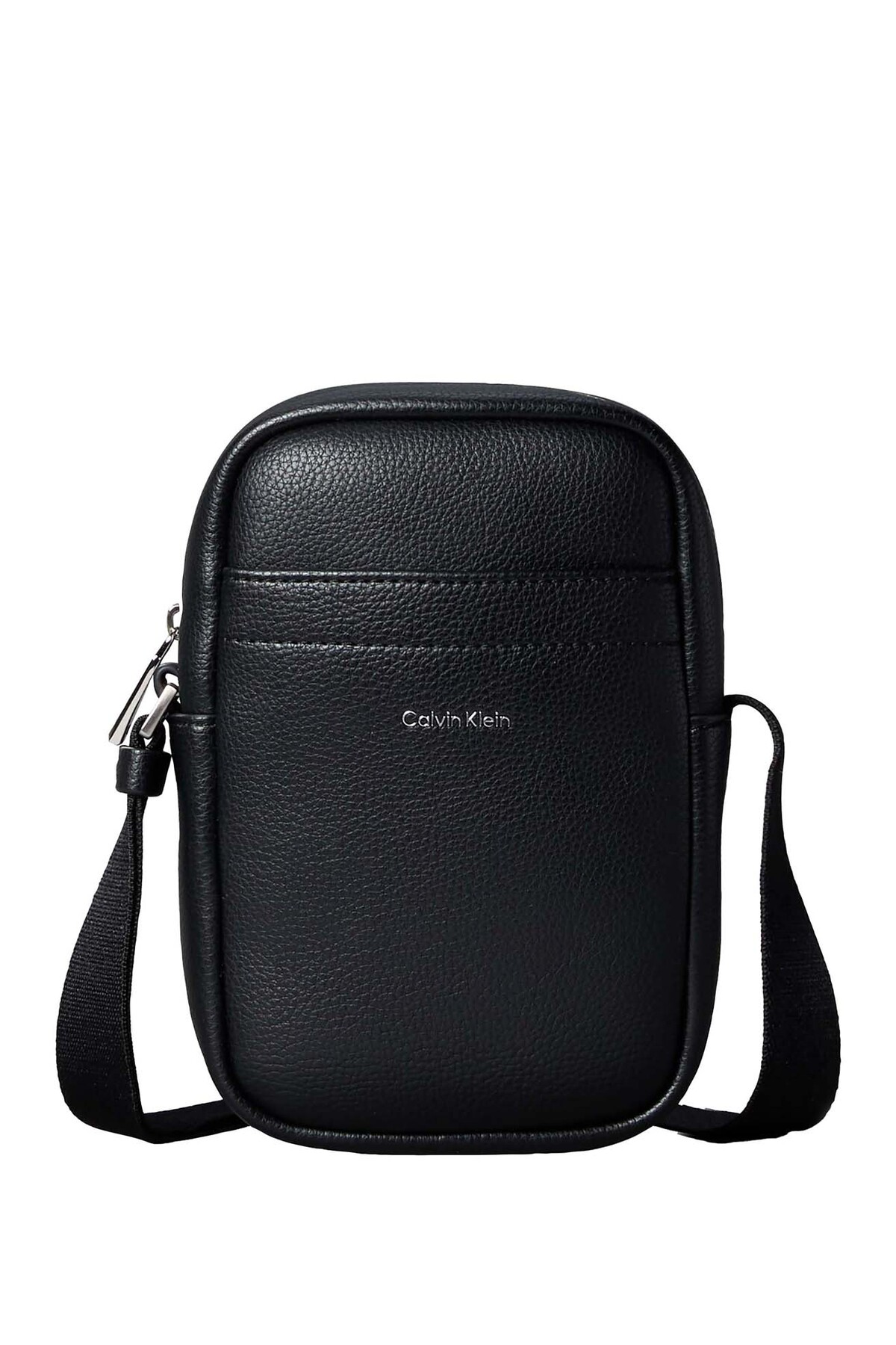 کلوین کلاین کیف مردانه مشکی طرح دار مدل RAISED SLIM REPORT