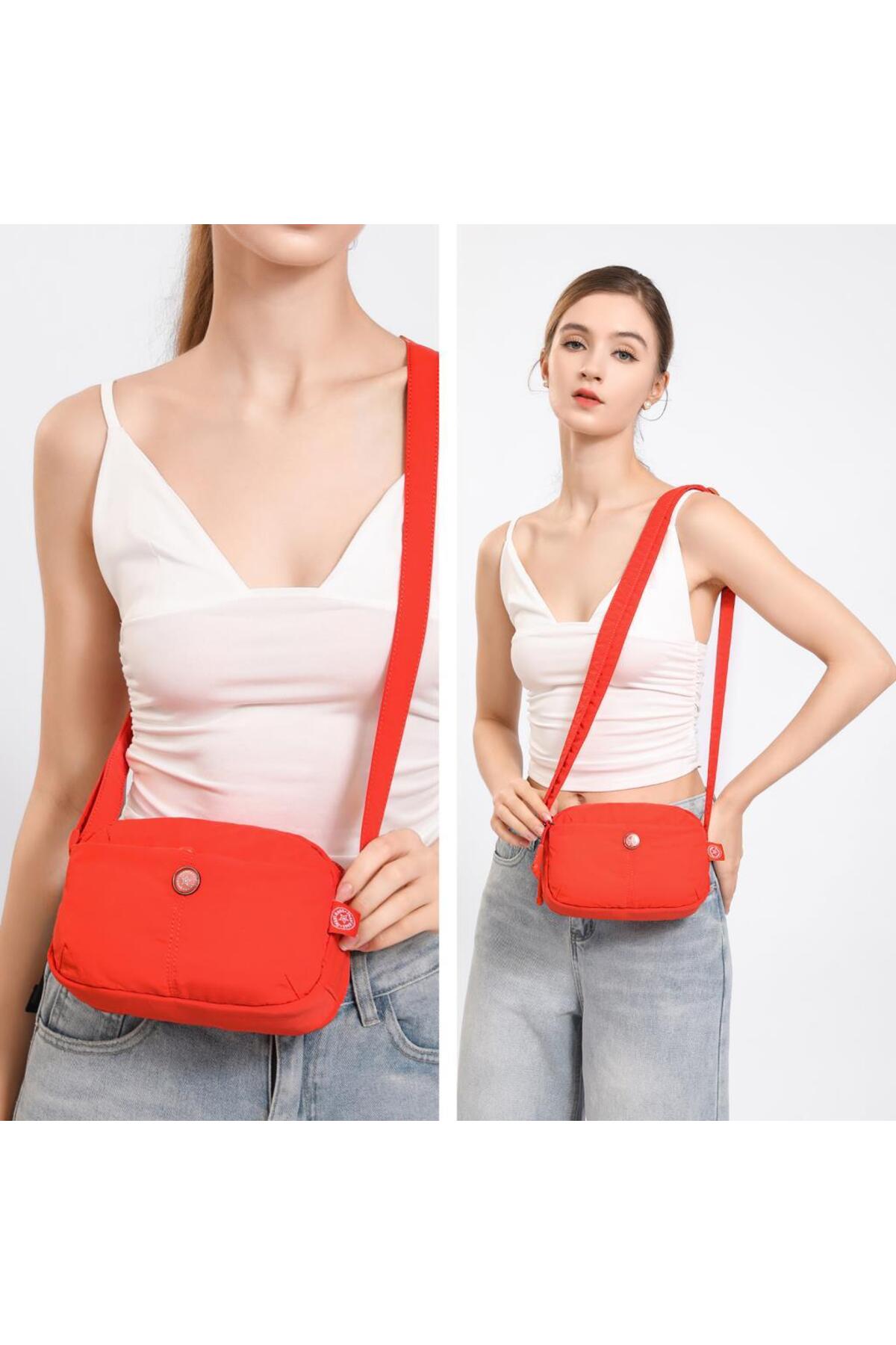 SMART BAGS Mikro Poly Kumaş Mini Boy Postacı Kadın Çantası 3339 görsel 5
