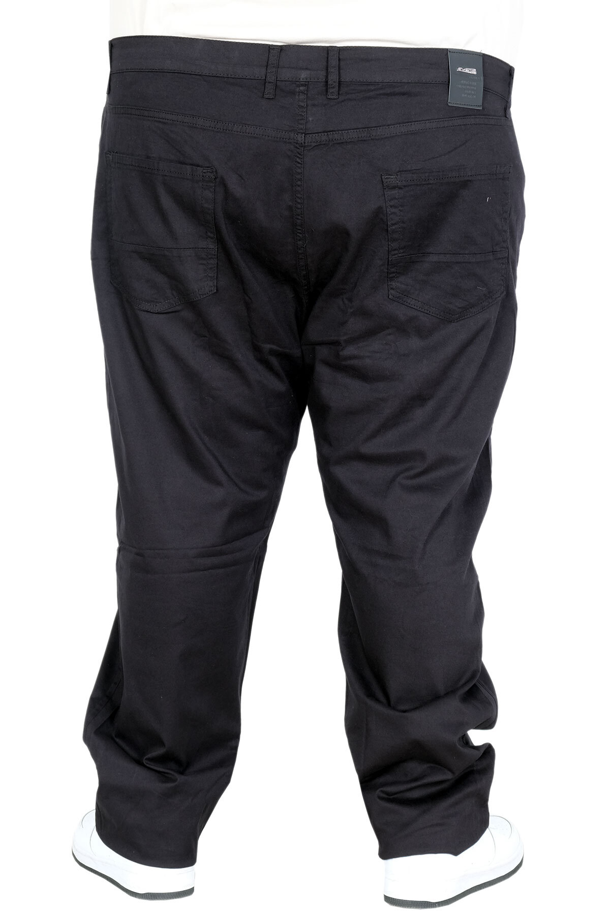 ModeXL Mode XL Büyük Beden Erkek Keten 5 Cepli Barcelona Pantolon 25902 SIYAH görsel 4