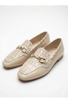 softoria shoes Kadın Babet Tokalı Hafif Rahat Taban Şık Günlük Ayakkabı
