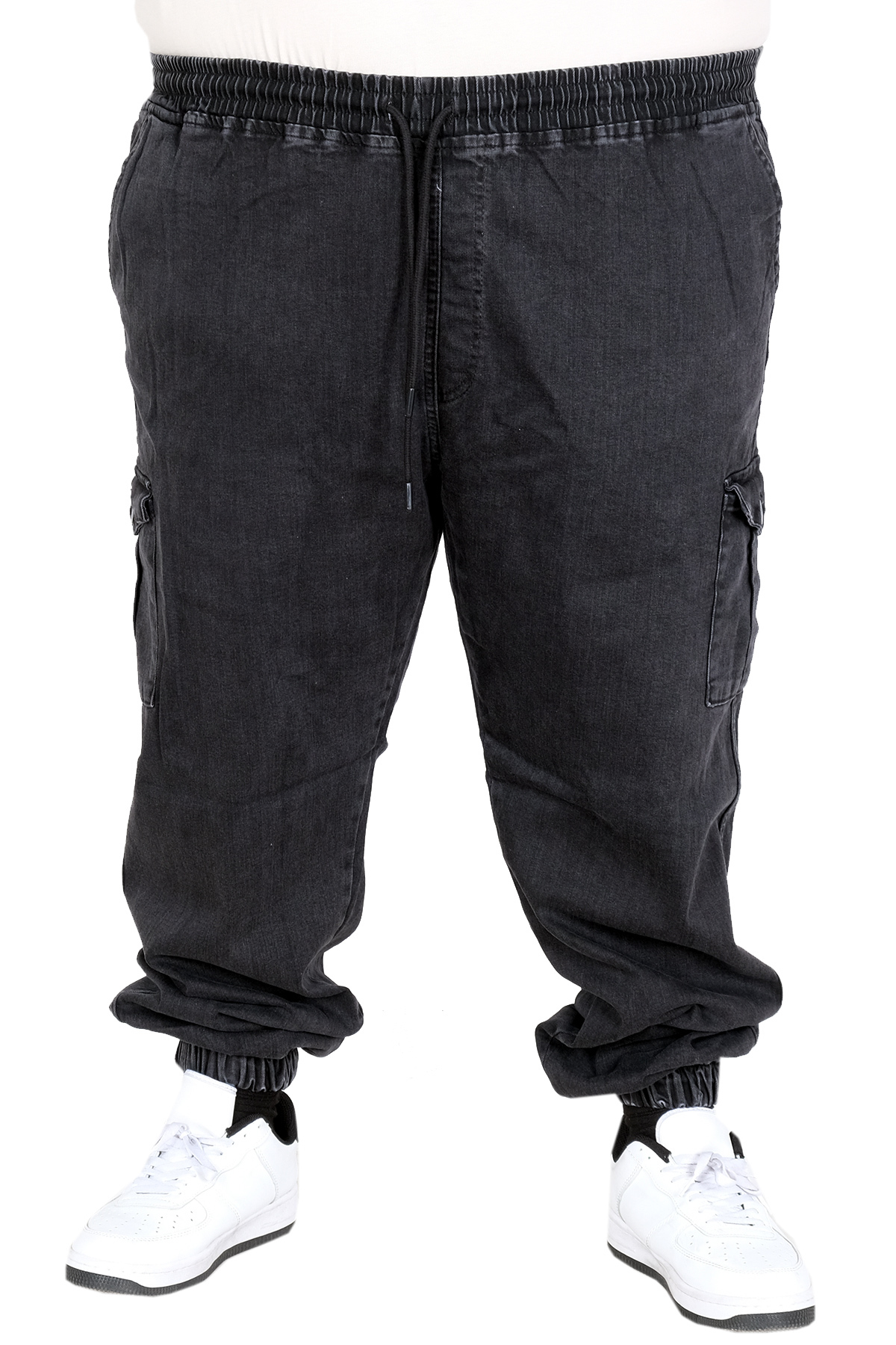 ModeXL Mode XL Büyük Beden Erkek Kot Chief Jogger Pantolon 23919 FUME