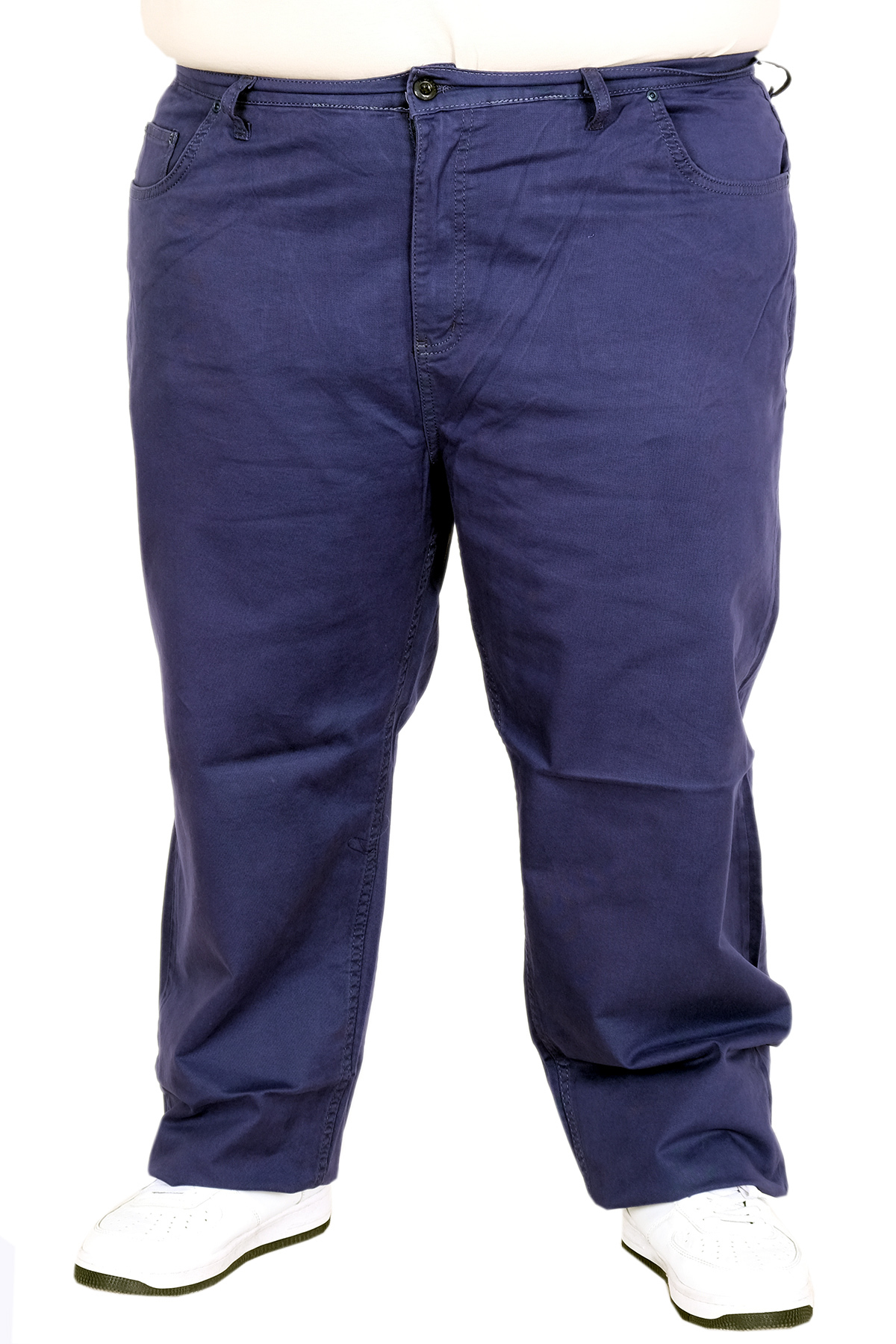 ModeXL Mode XL Büyük Beden Erkek Kot 5 Cepli Pantolon 20923 INDIGO