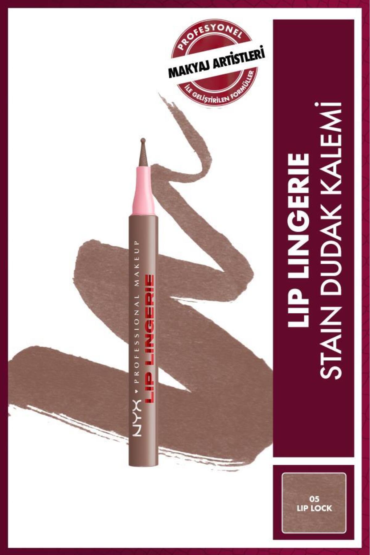 NYX Professional Makeup Lip Lingerie Stain Dudak Kalemi - 05 Lip Lock - Fiyatı, Yorumları