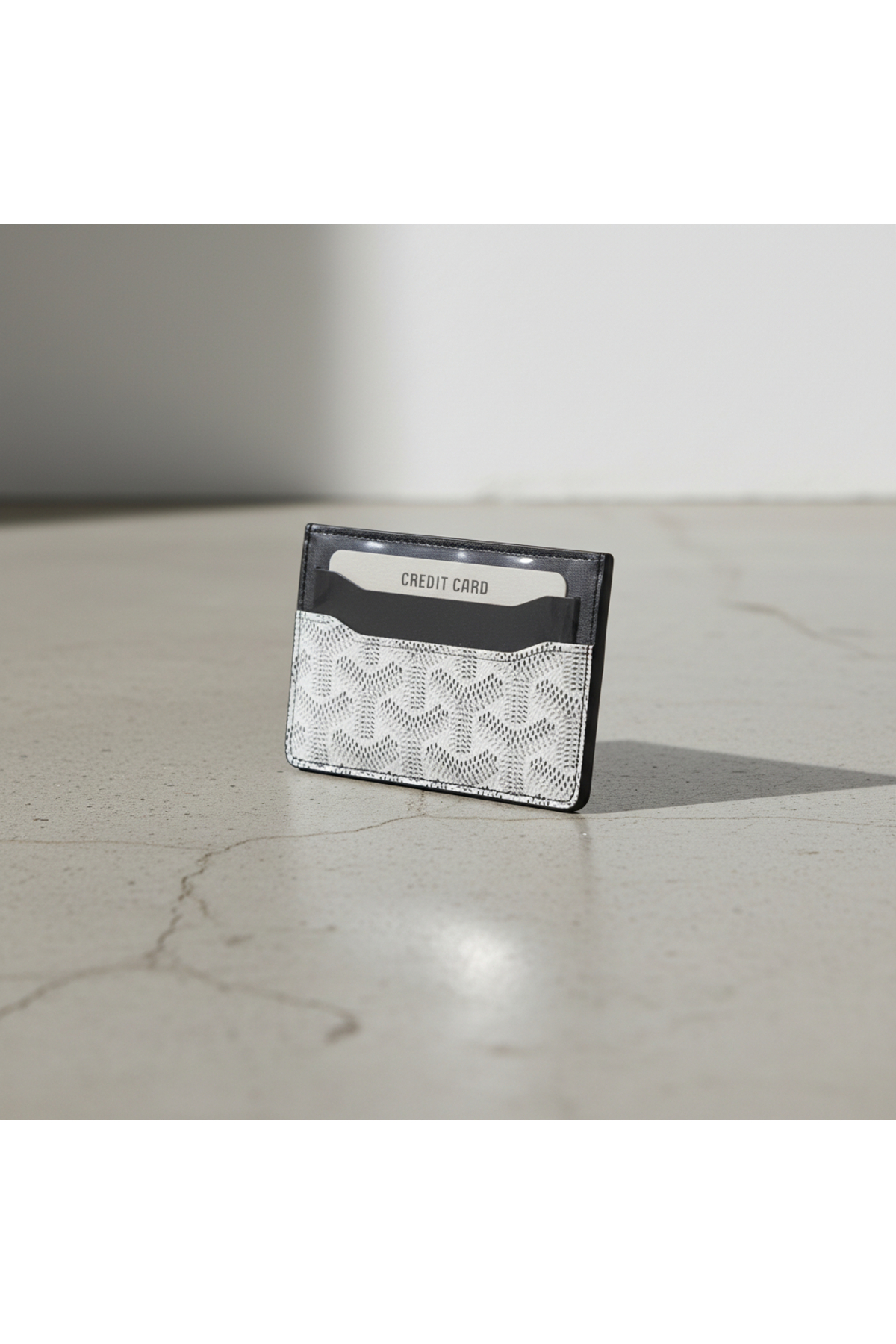 kaya wallet bag Beyaz Hakiki Deri Kartlık Mini Cüzdan, 4 Kart Bölmeli Erkek Kadın 10.5x7.5 görsel 2