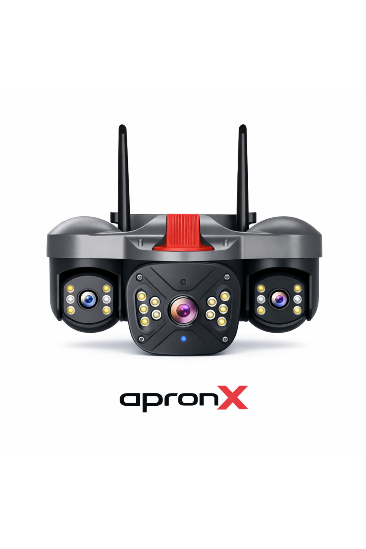 さるべん　HMX P044 21MTC 他 APRONX APX-WP332 6Mp 2.8mm-3.6mm Üç Kamera 22 Led Wifi PTZ