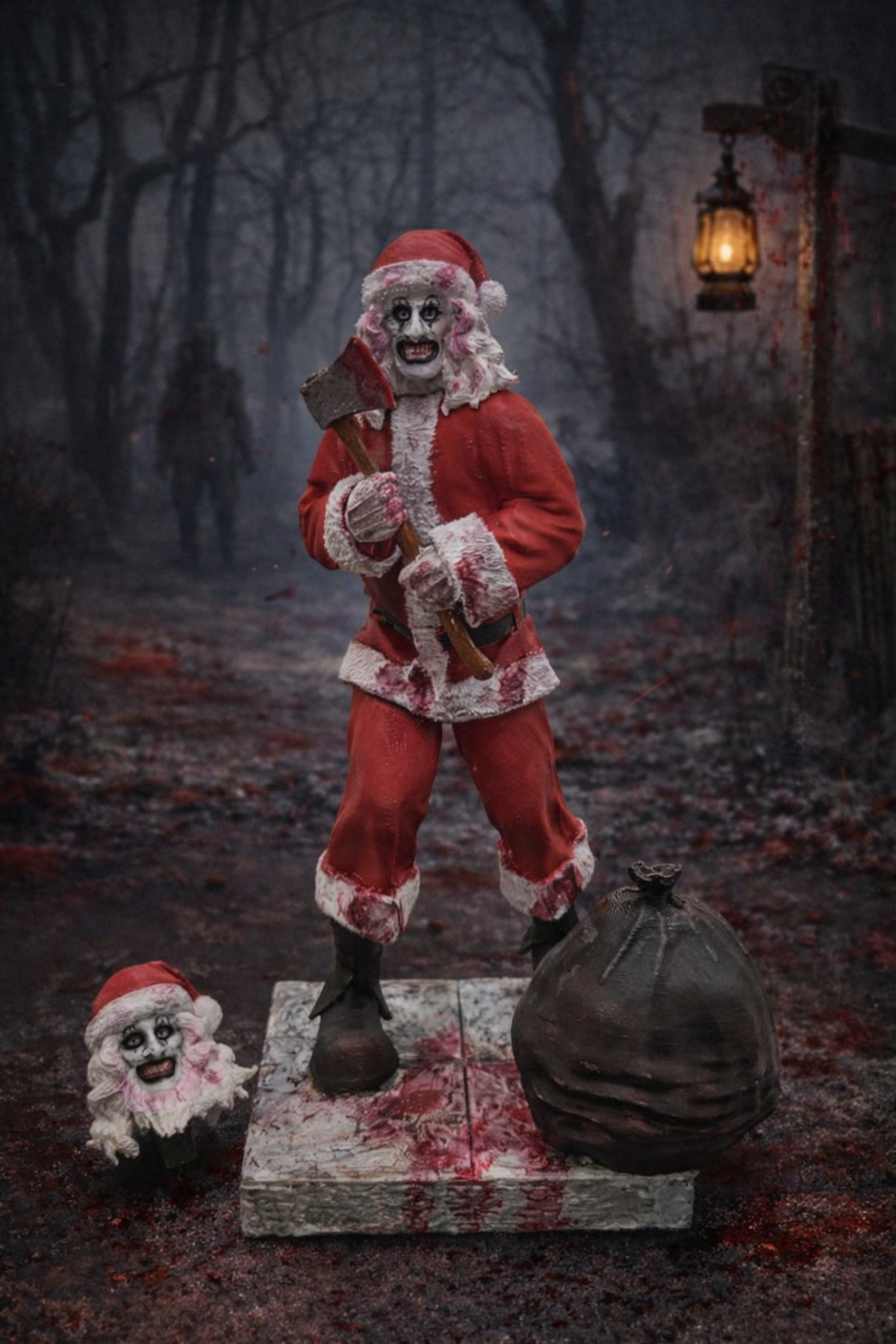 3D Art the Clown - Terrifier Korku Filmi Figürü - 17 cm