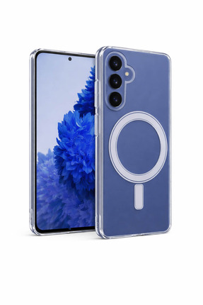 Vissona Samsung Galaxy S25 FE Uyumlu Kamera Korumalı Magsafe Wireless Şarj Öz...