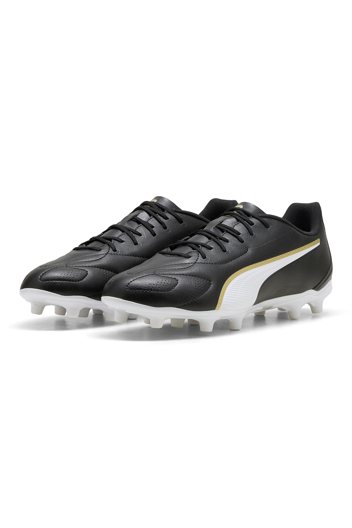 Puma King 20 Play Fg/Ag Erkek Siyah Futbol Krampon 10873202 görsel 2