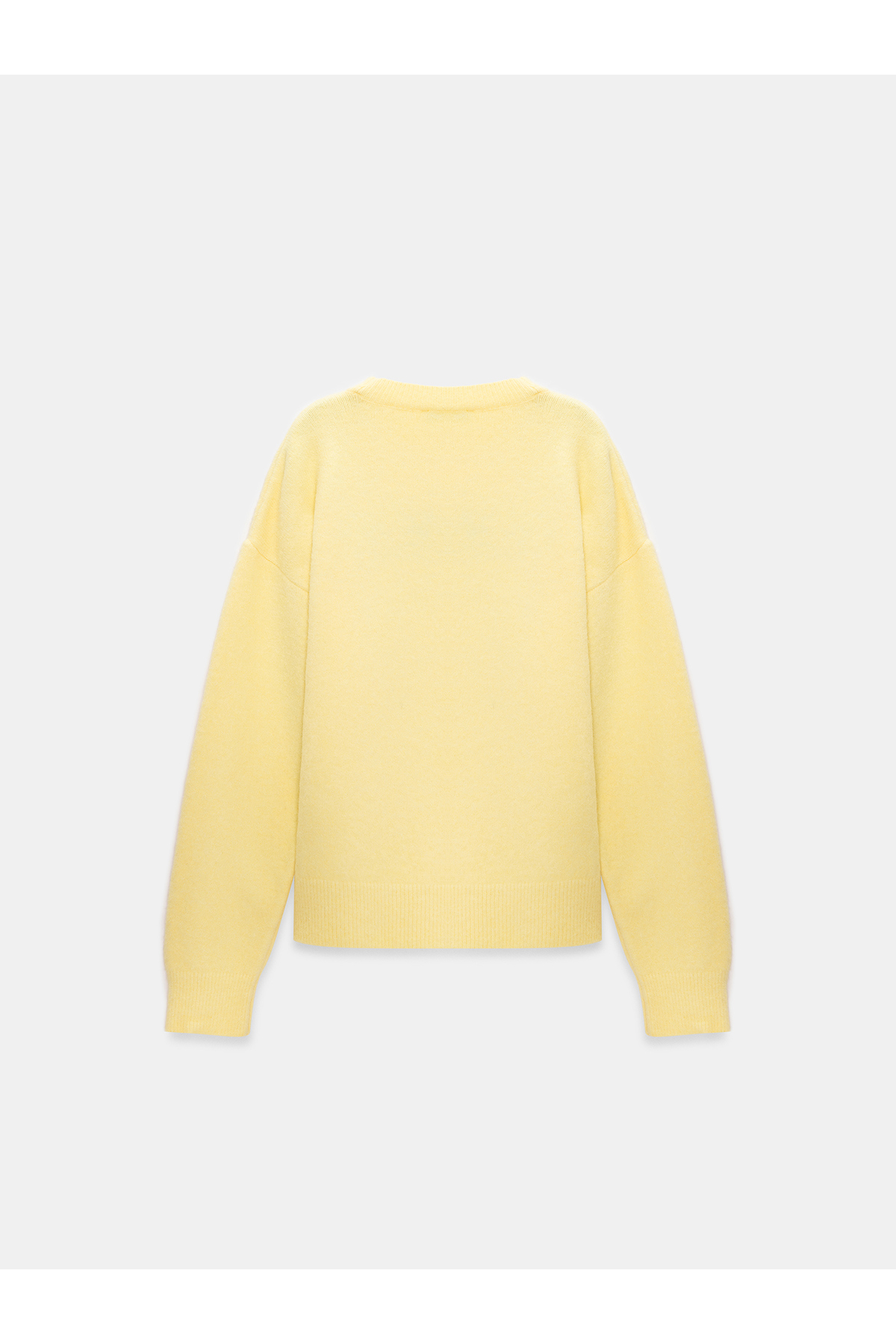 Dilvin  10640 Bisiklet Yaka Yumuşak Dokulu Kazak-Sarı - Görsel 2