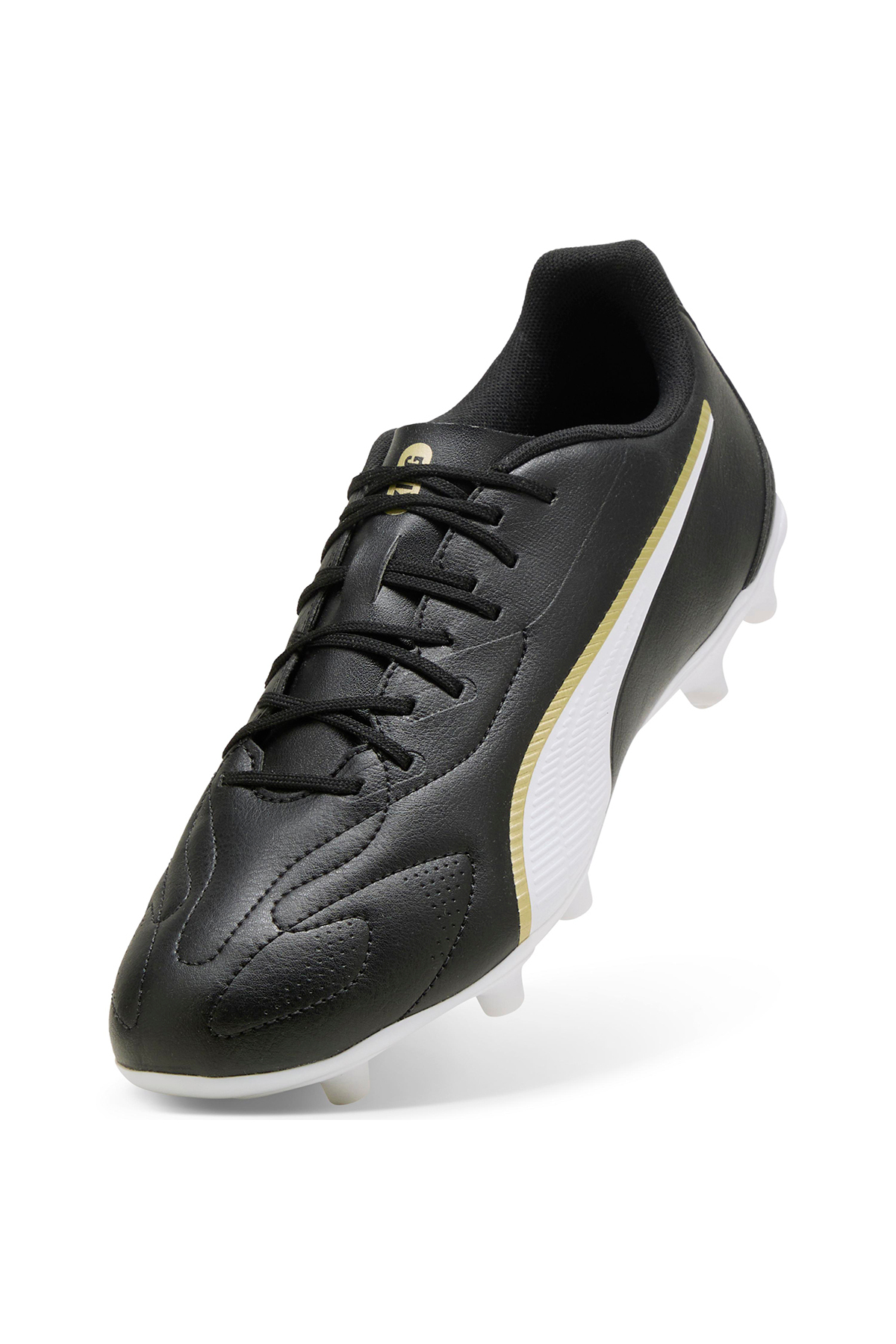 Puma King 20 Play Fg/Ag Erkek Siyah Futbol Krampon 10873202 görsel 4