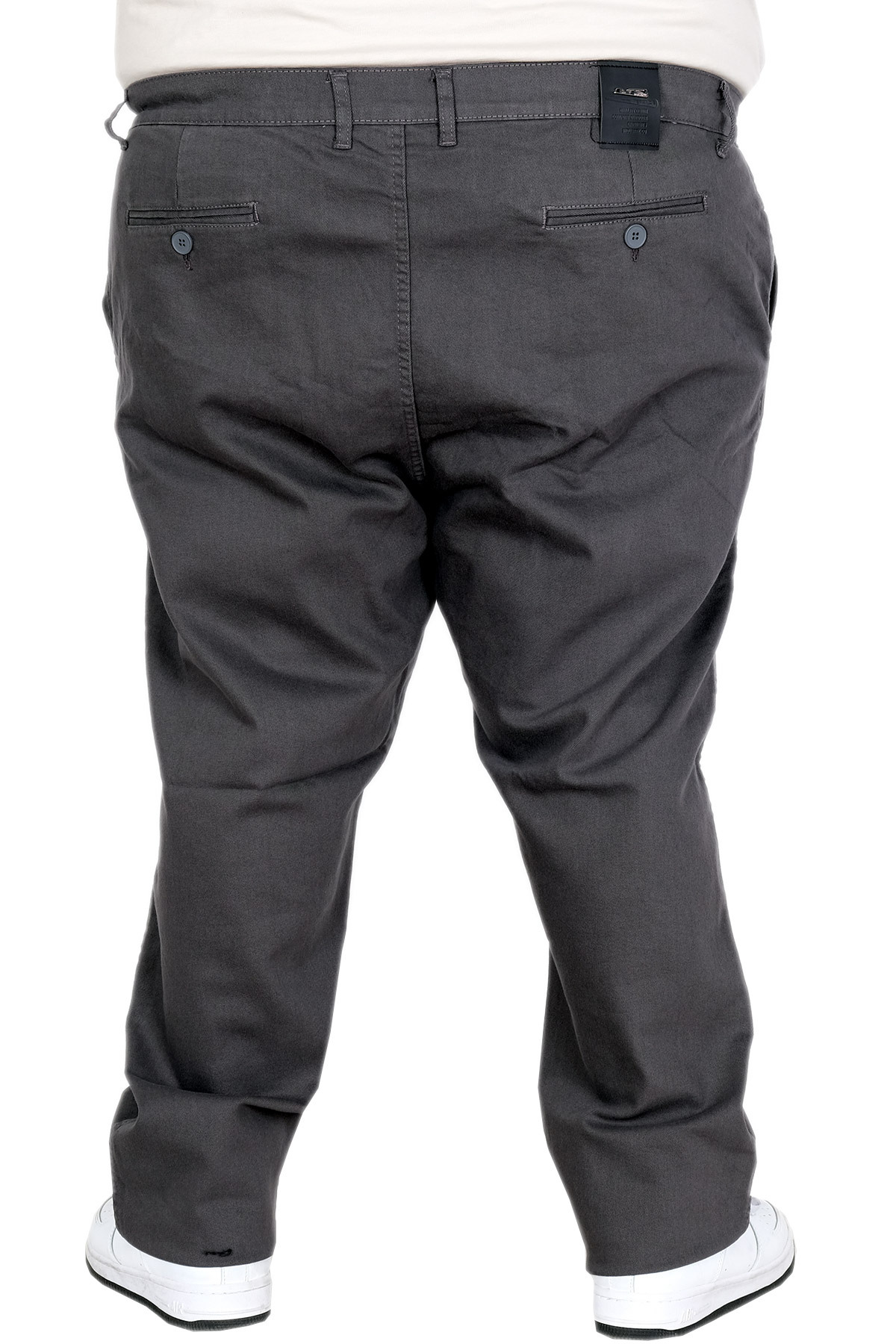 ModeXL Mode XL Büyük Beden Erkek Gabardin Pantolon Doğa Yan Cep 22850 ANTRASIT görsel 4