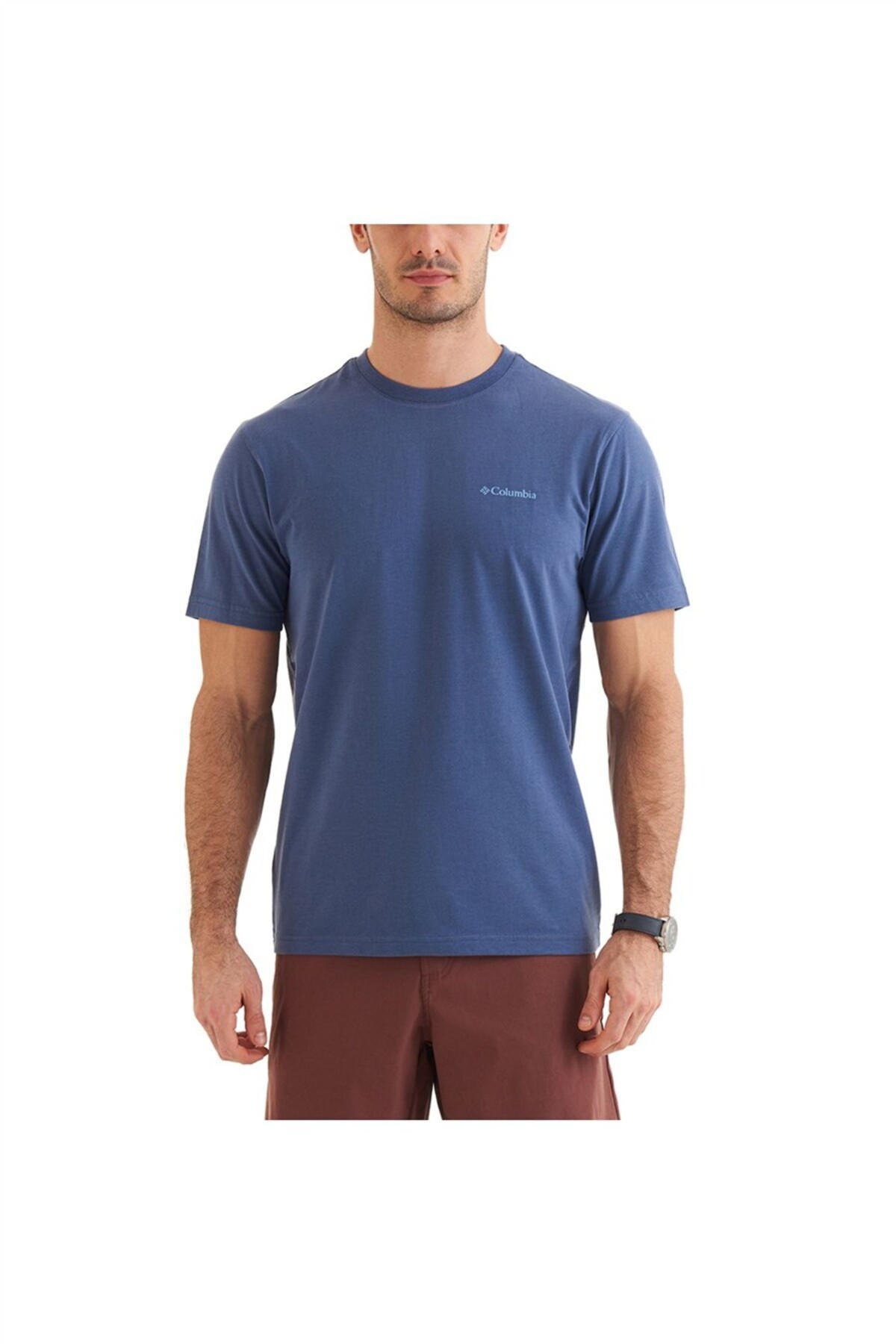 کلمبیا تی‌شرت آستین کوتاه مردانه برس خورده با لوگوی CSC Basic