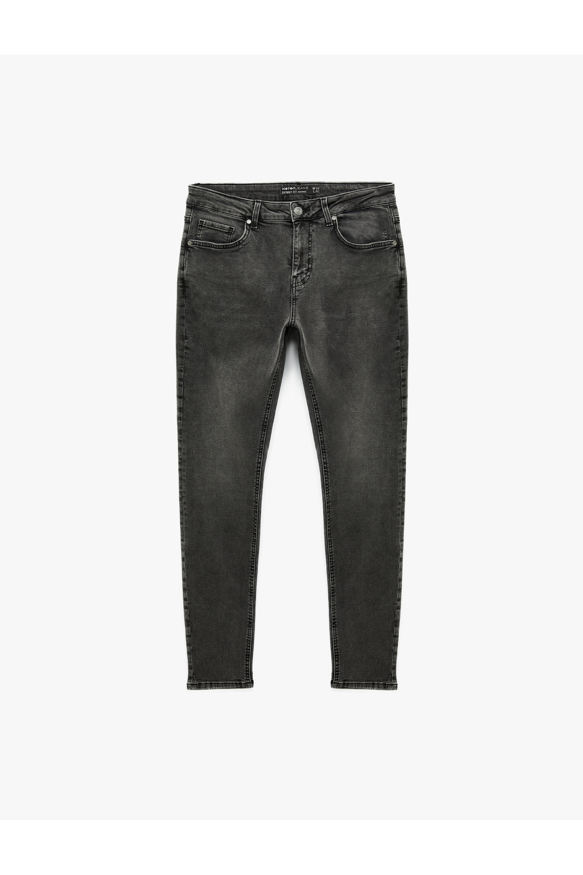 Koton Normal Bel Pamuklu Skinny Fit Jean Pantolon - Michael Jean görsel 4