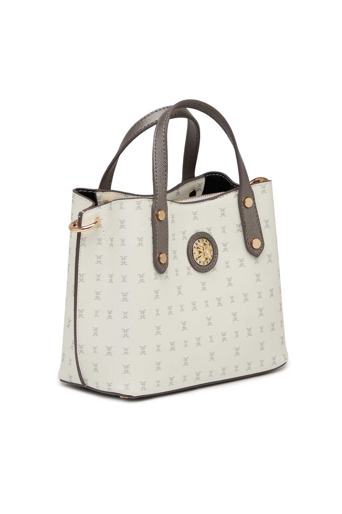 Tergan  Beyaz Print Kadın Çapraz Askılı Çanta - S1WPR0000806-U1A - Görsel 2