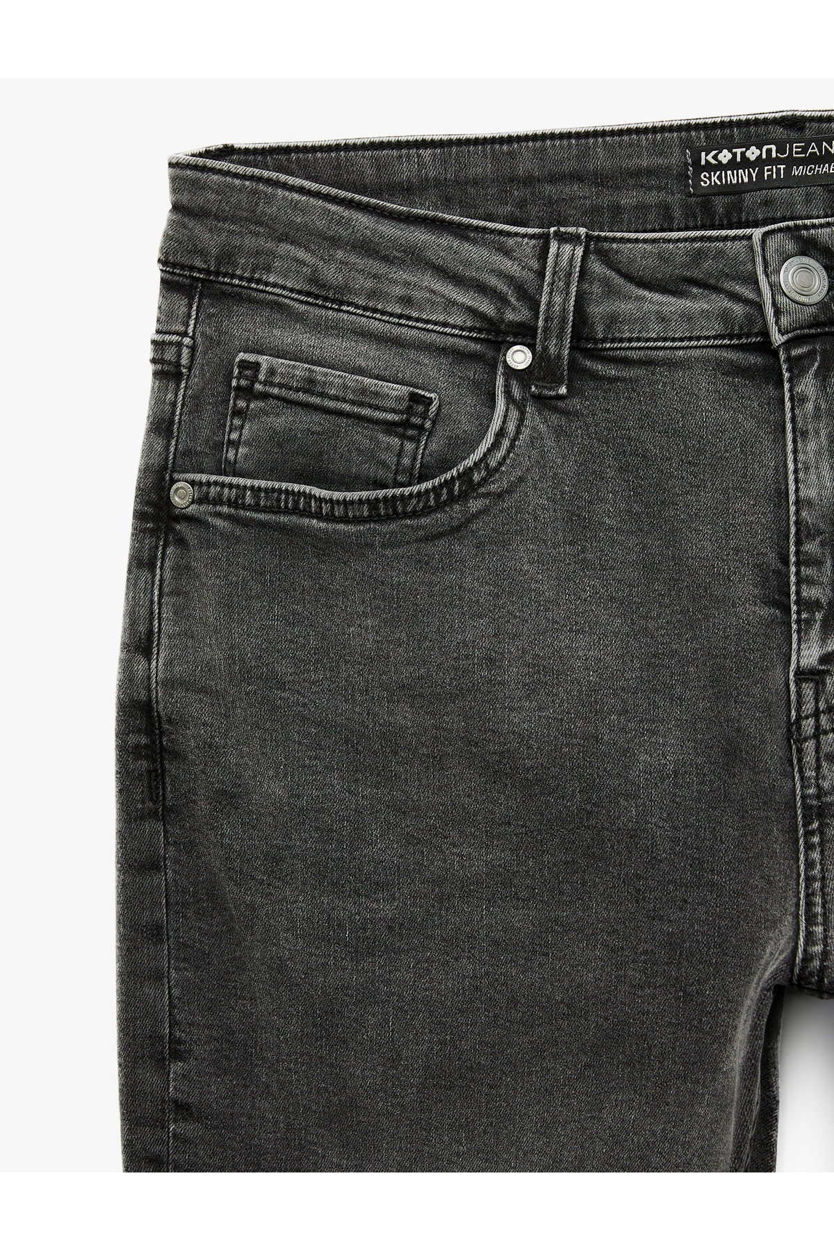 Koton Normal Bel Pamuklu Skinny Fit Jean Pantolon - Michael Jean görsel 6