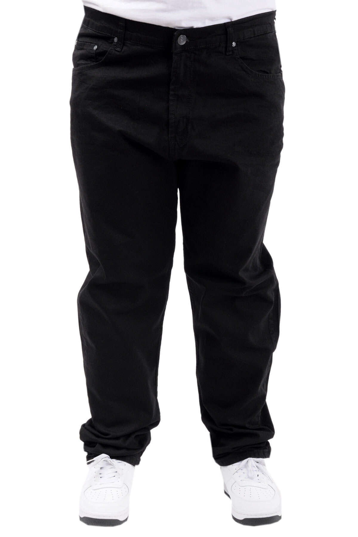 ModeXL Mode XL Büyük Beden Erkek Kot Pantolon Klasik NEPTN 24900 Siyah
