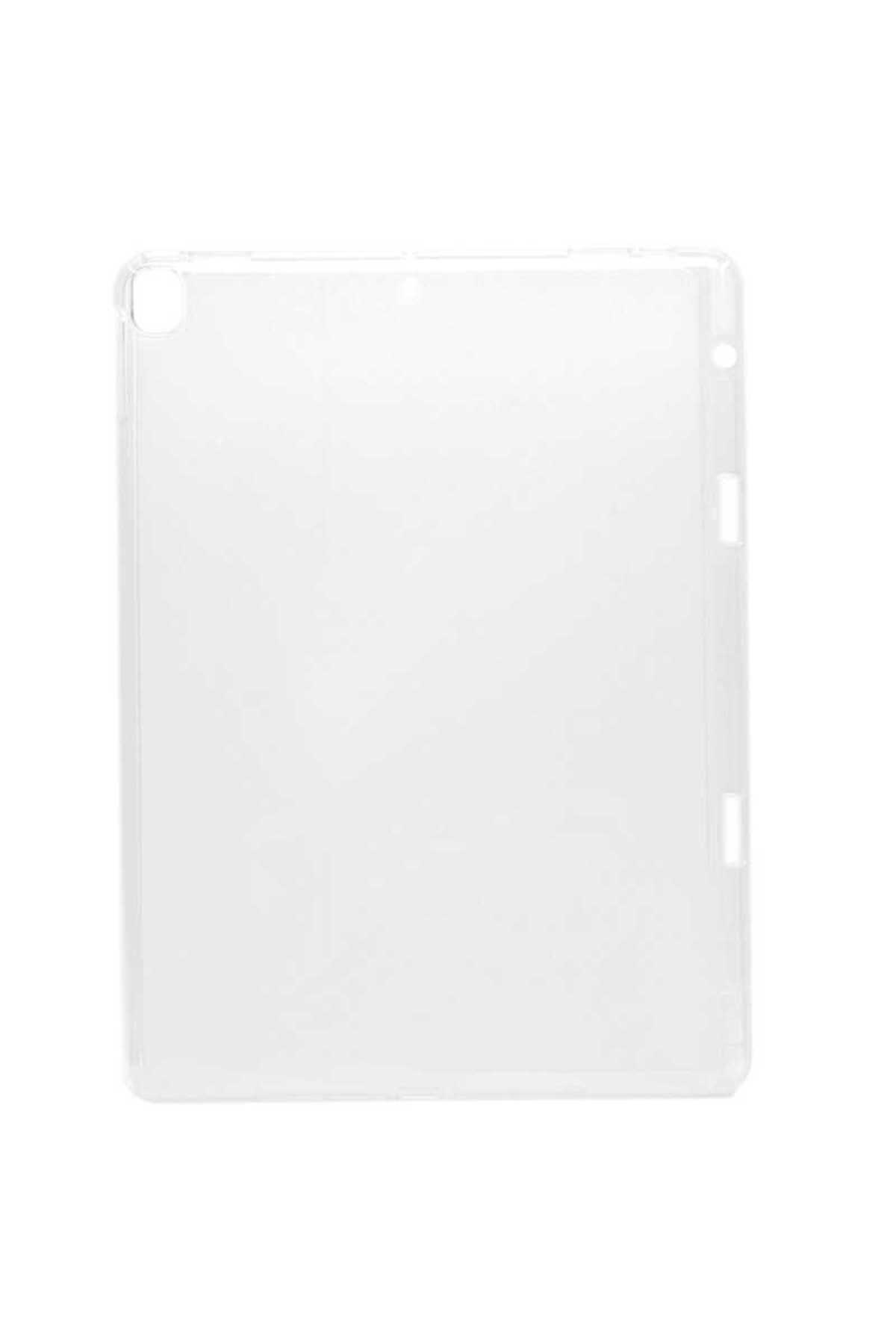 iPad 10.2 2021 (9.Nesil) ZPRB Kalemli Tablet Silikon - Renksiz