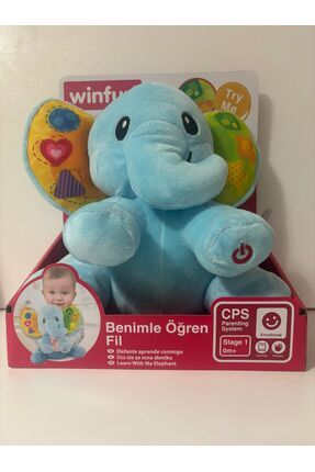 WINFUN -BENİMLE ÖĞREN FİL-IŞIKLI SESLİ EĞİTİCİ OYUNCAK