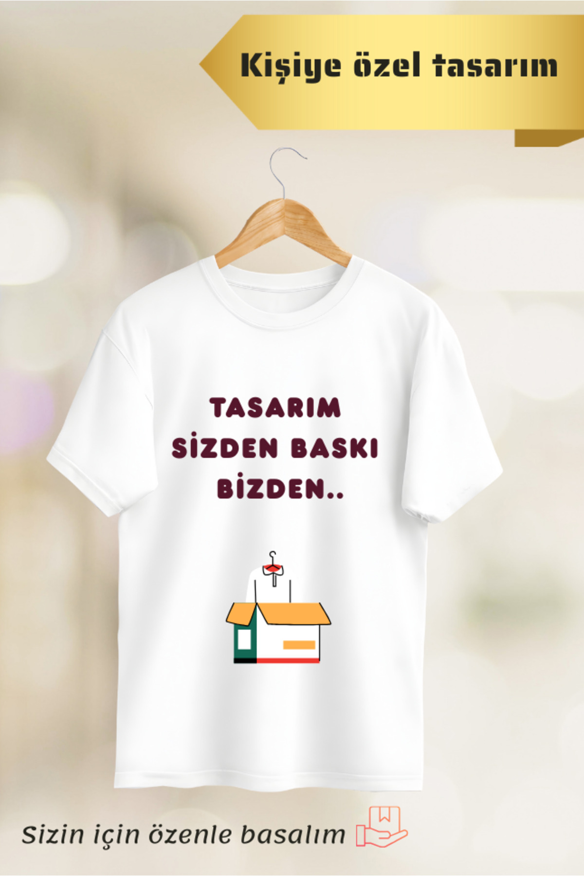 Genel Markalar KİŞİYE ÖZEL FOTOGRAF,RESİM,YAZI,LOGO vb. KISA KOLLU BASKILI TİŞORT görsel 3