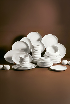 Perotti Roma 58 Parça 12 Kişilik Bone Porselen Yemek Takımı