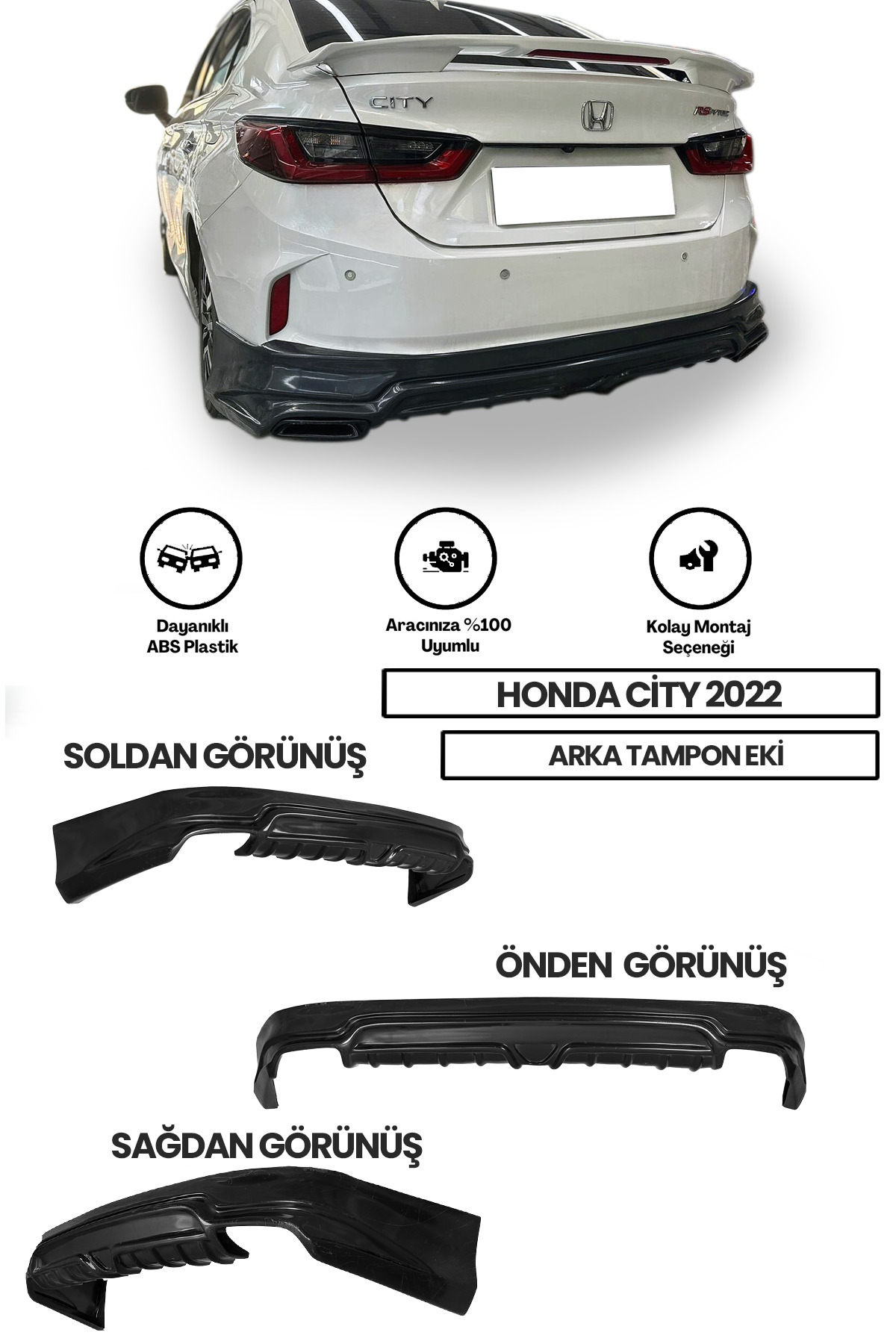 Honda City 2022 Body Kit Seti plastik