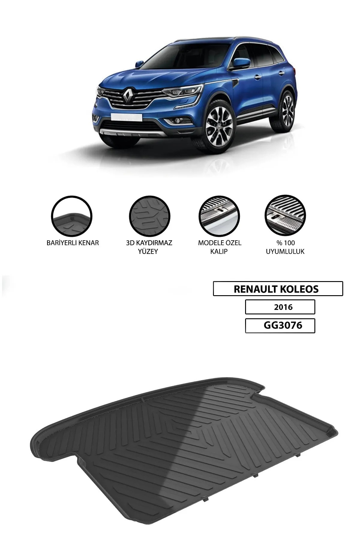 Renault Koleos 2016 Bagaj Havuzu