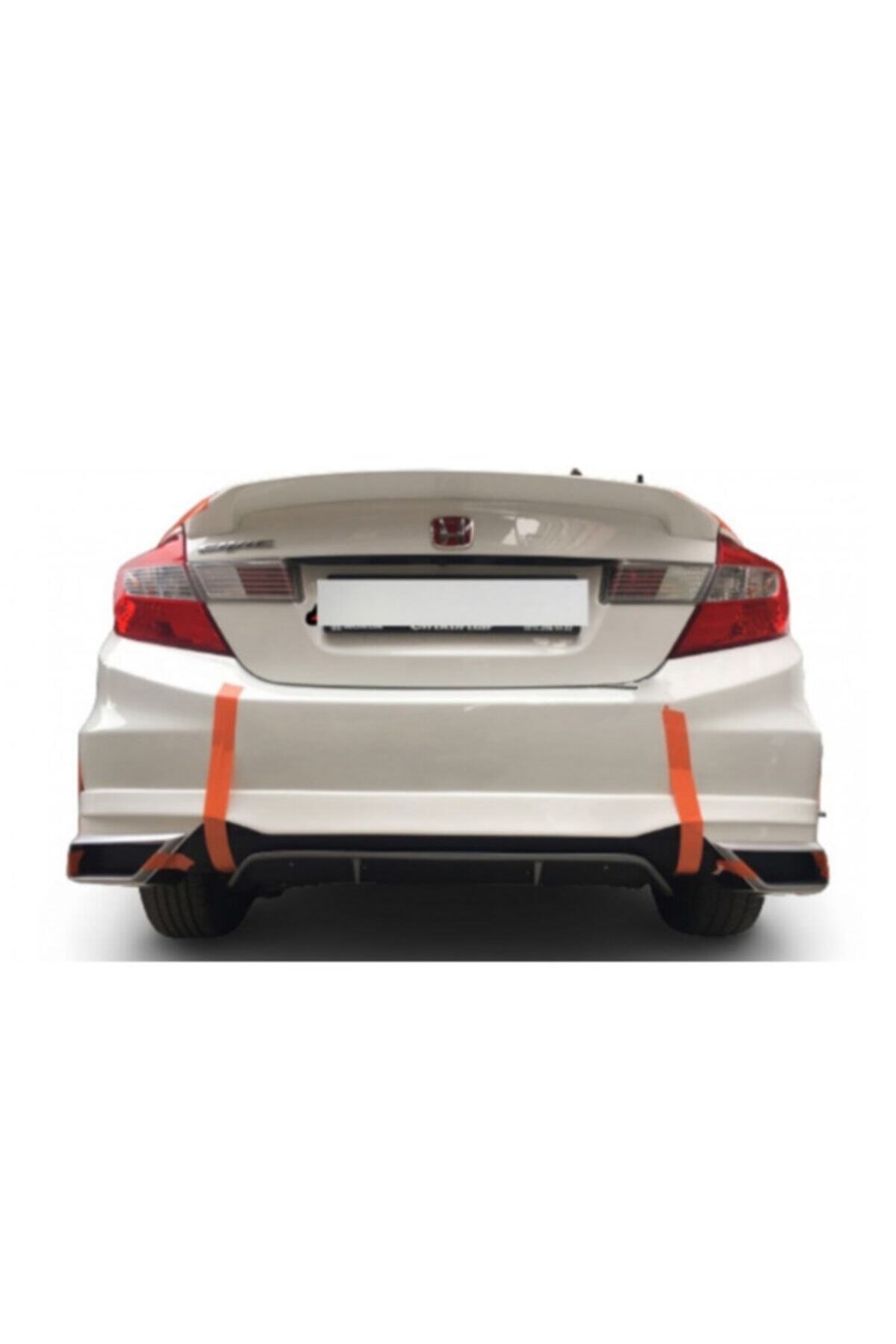 Honda Civic Fb7 Egzoz Görünümlü Difüzör (Plastik) Boyasız