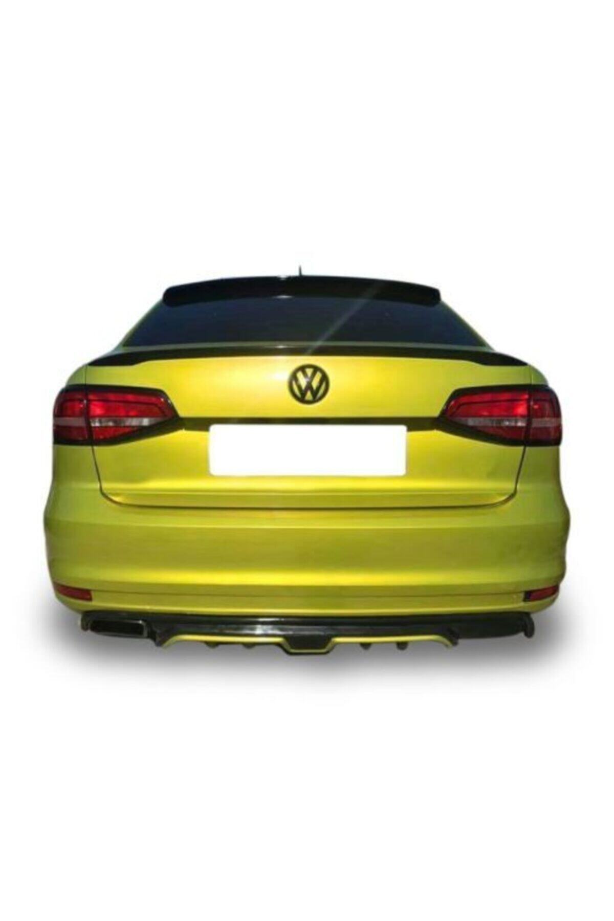 Volkswagen Jetta Makyajlı 2014 - Sonrası Custom Difüzör Piano Black (plastik)