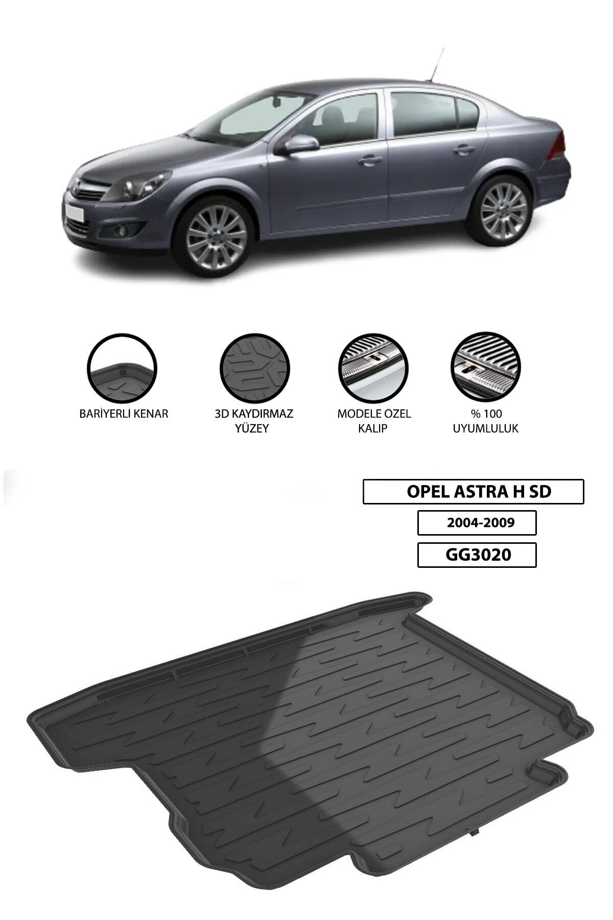 Opel Astra H Sedan 2004-2009 Bagaj Havuzu