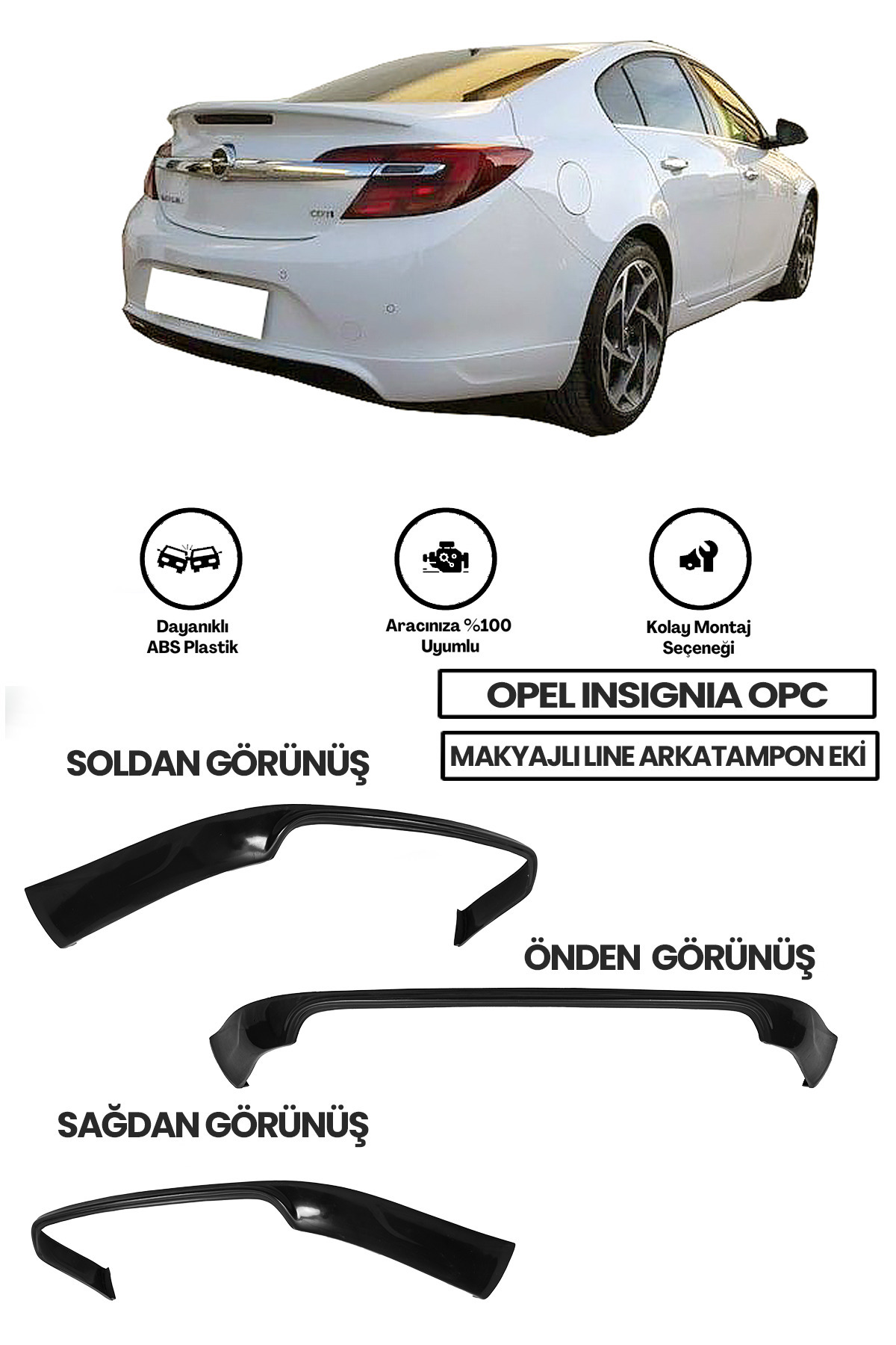 Insignia Opc Line Arka Ek (plastik)
