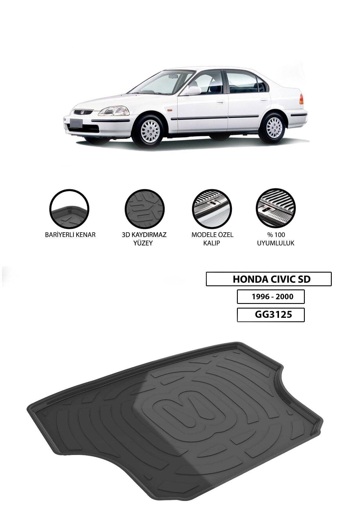 Honda-Civic-Sedan-1996-2000 Bagaj Havuzu