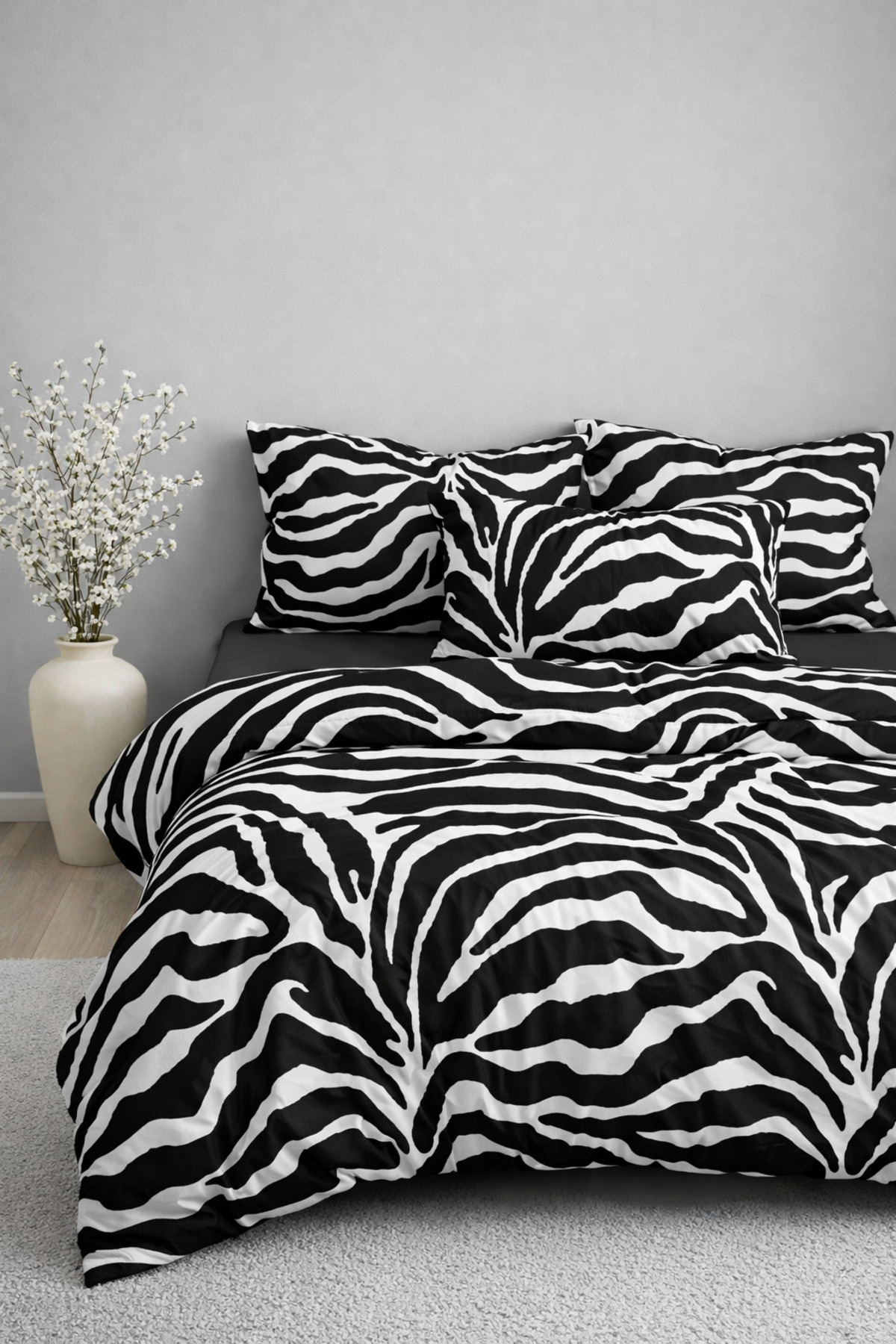 İQON Комплект спално бельо за двойно легло Zebra SETÇİFT