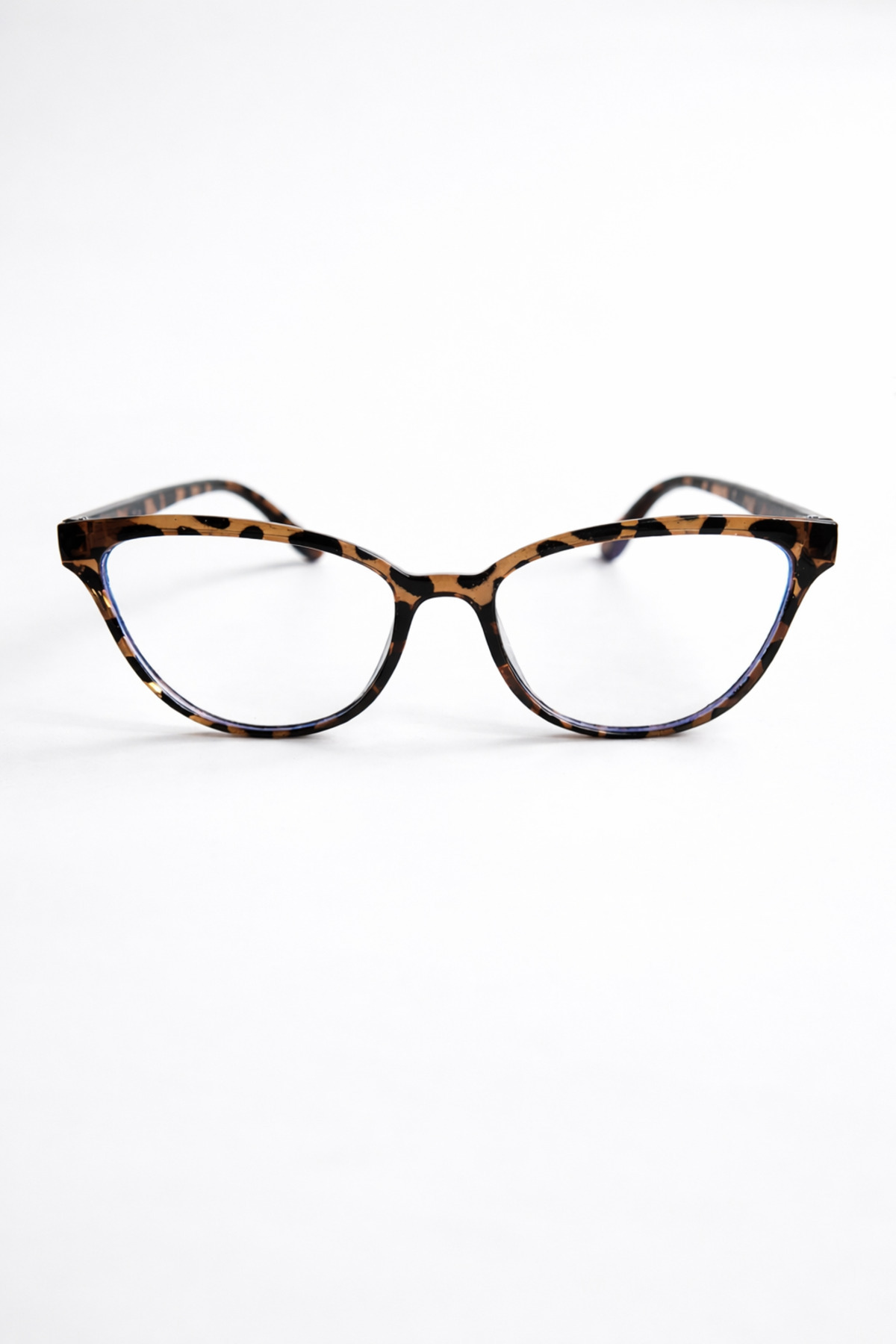 Eyesofia Melone Cat Eye Leopar Çerçeveli Blue Block Mavi Işık Filtreli Ekran Gözlüğü görsel 4
